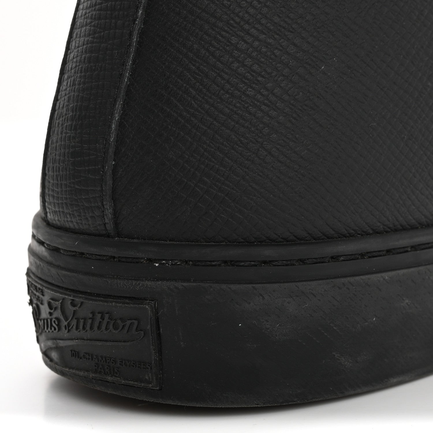 Calfskin LV Tattoo Sneaker Boots 8 Black