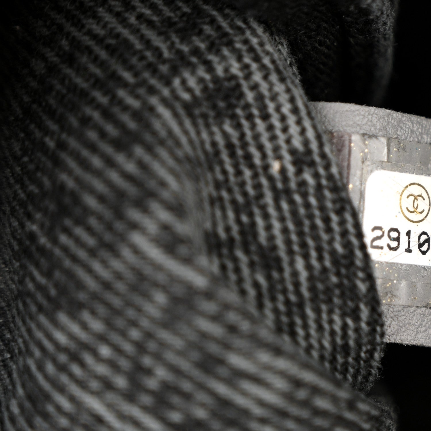 Denim Quilted Denimpression Flap Grey Black