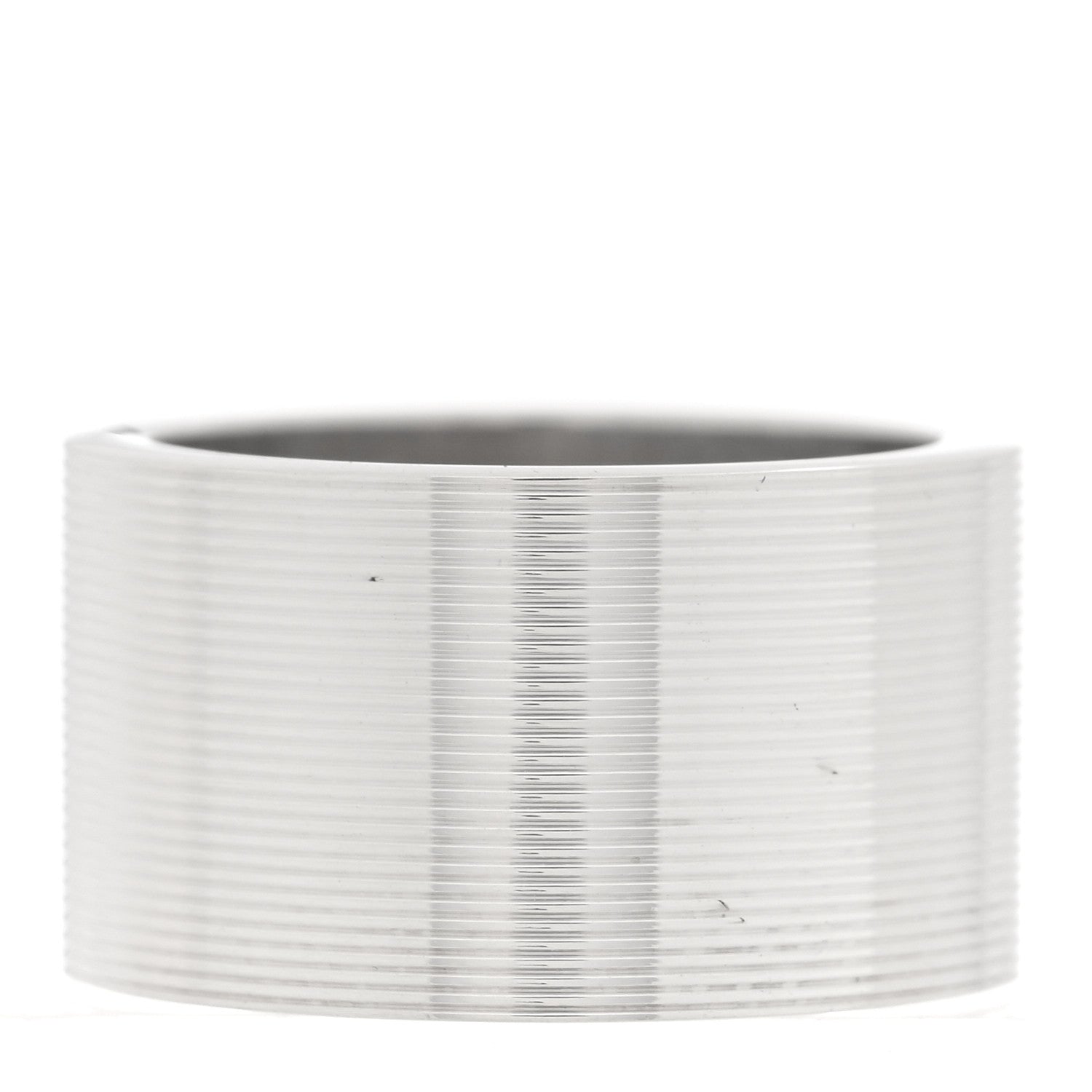 Sterling Silver 12mm Trademark Wide Band Ring 54 6.75