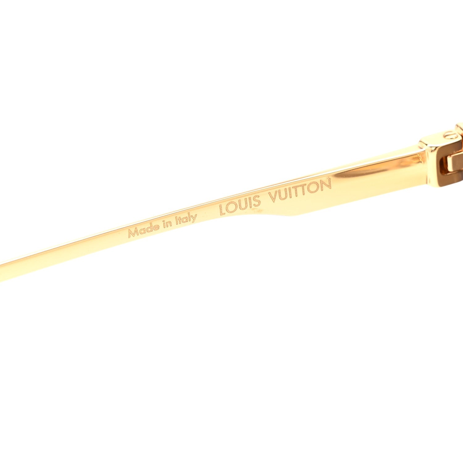 Metal LV Ash Sunglasses Z1261E Gold