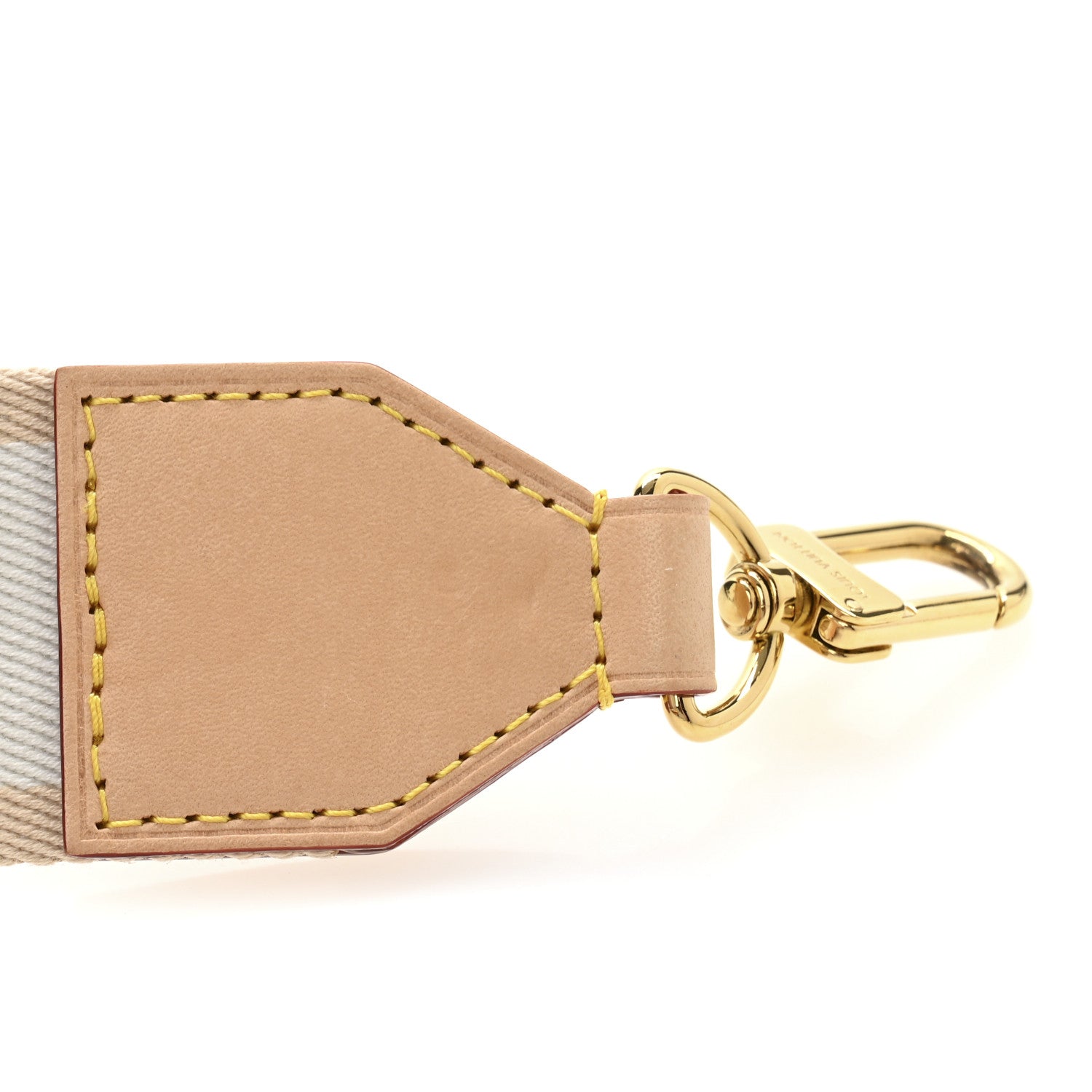 Monogram Vibe LV Shoulder Strap Beige White