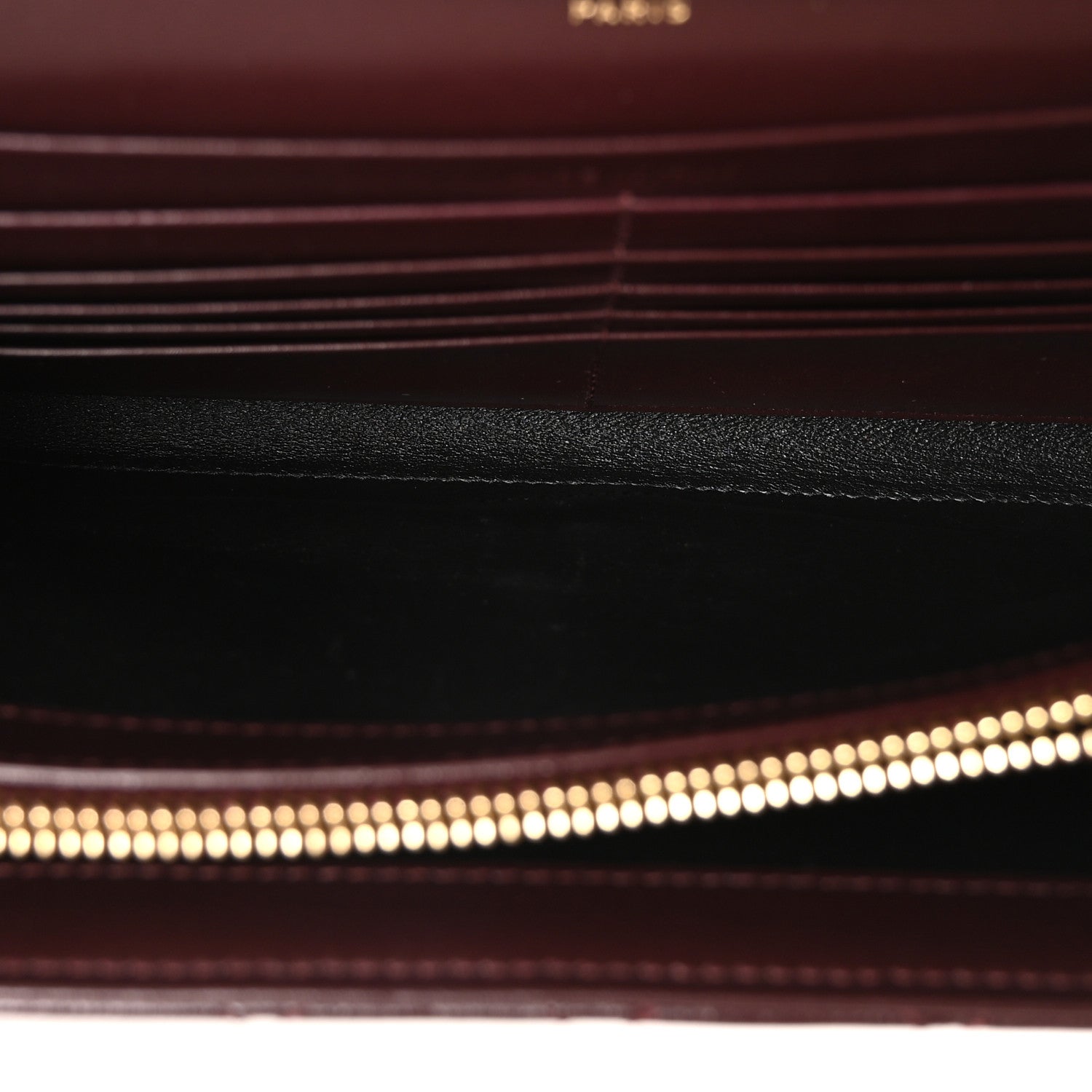 Grained Calfskin Mixed Matelasse Triquilt Monogram Chain Wallet Lava Falls