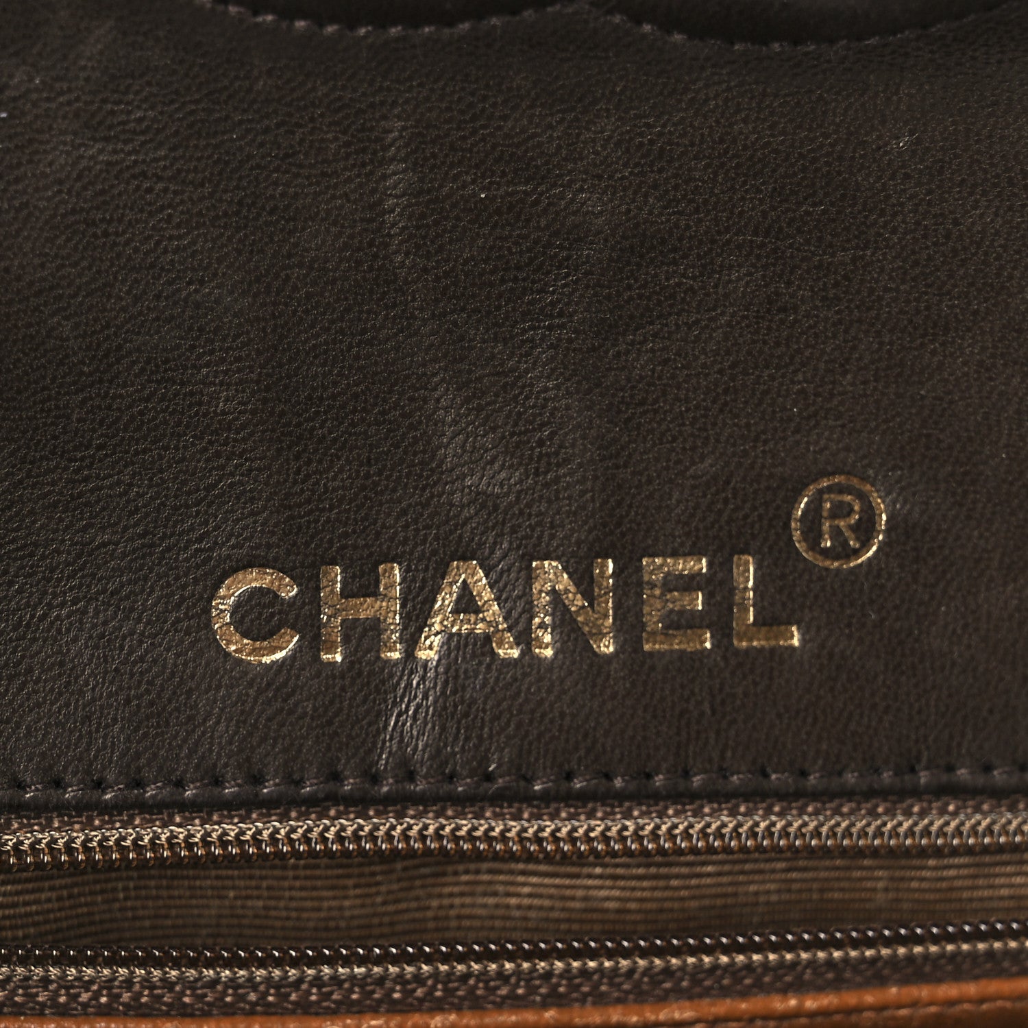 Lambskin Quilted Mini Square Flap Bag Dark Brown