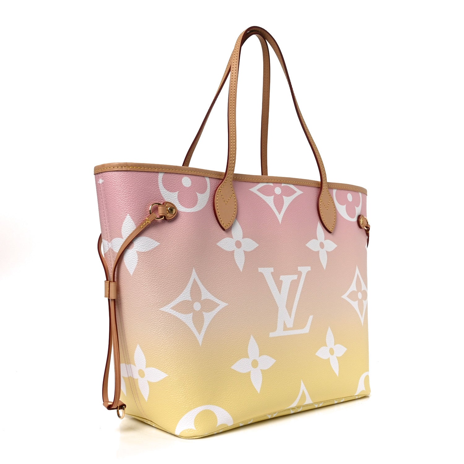 Monogram Giant By The Pool Neverfull MM Light Pink