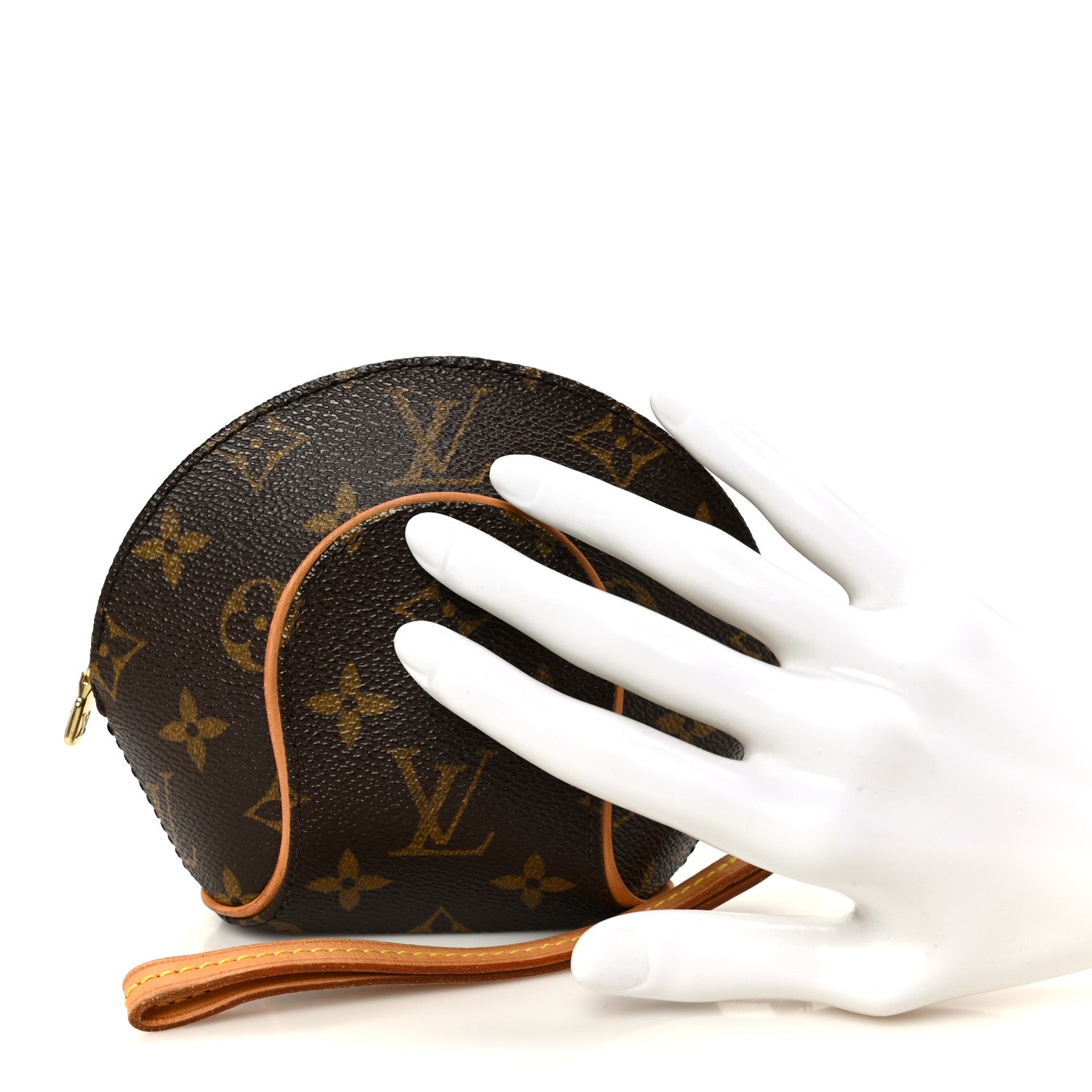 Monogram Mini Ellipse Wristlet Clutch