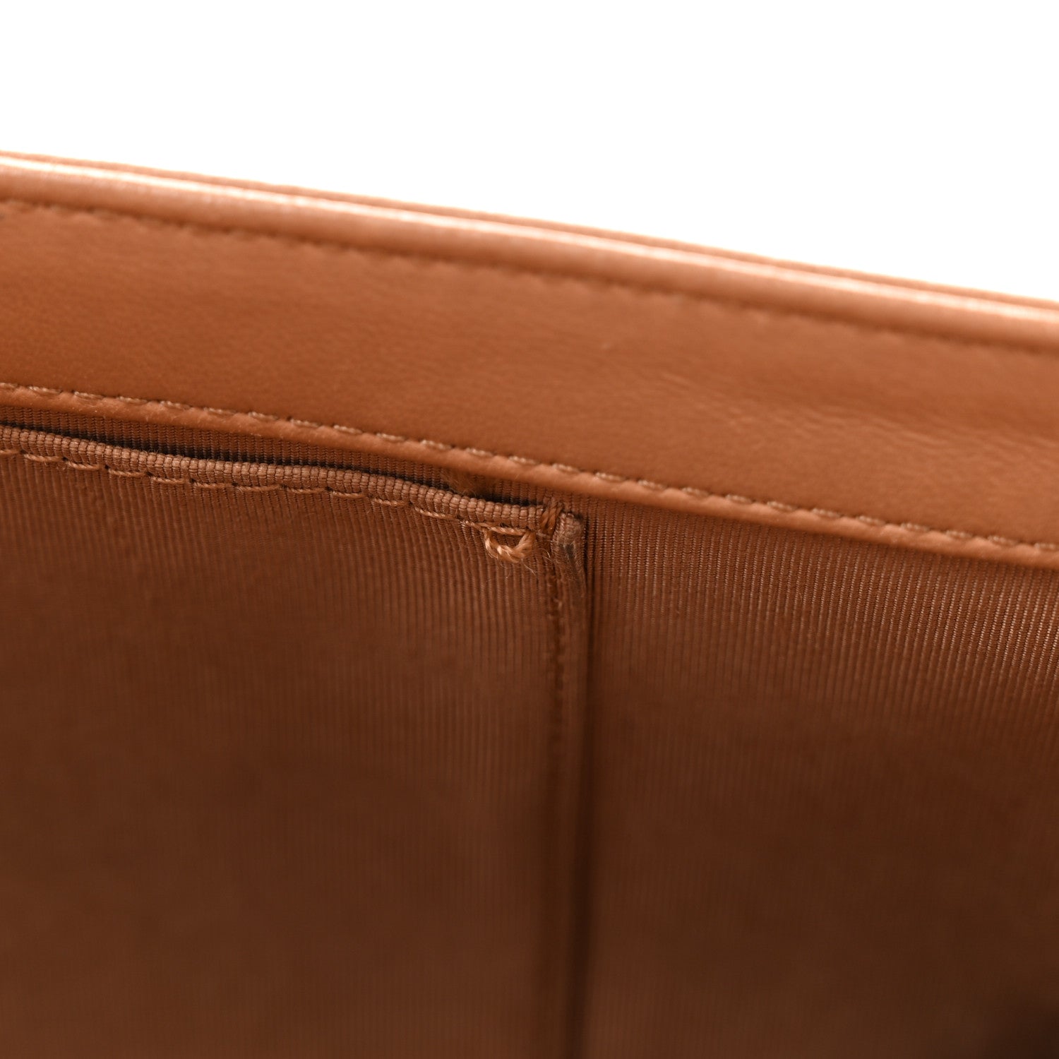 Lambskin Quilted New Medium Boy Flap Dark Beige