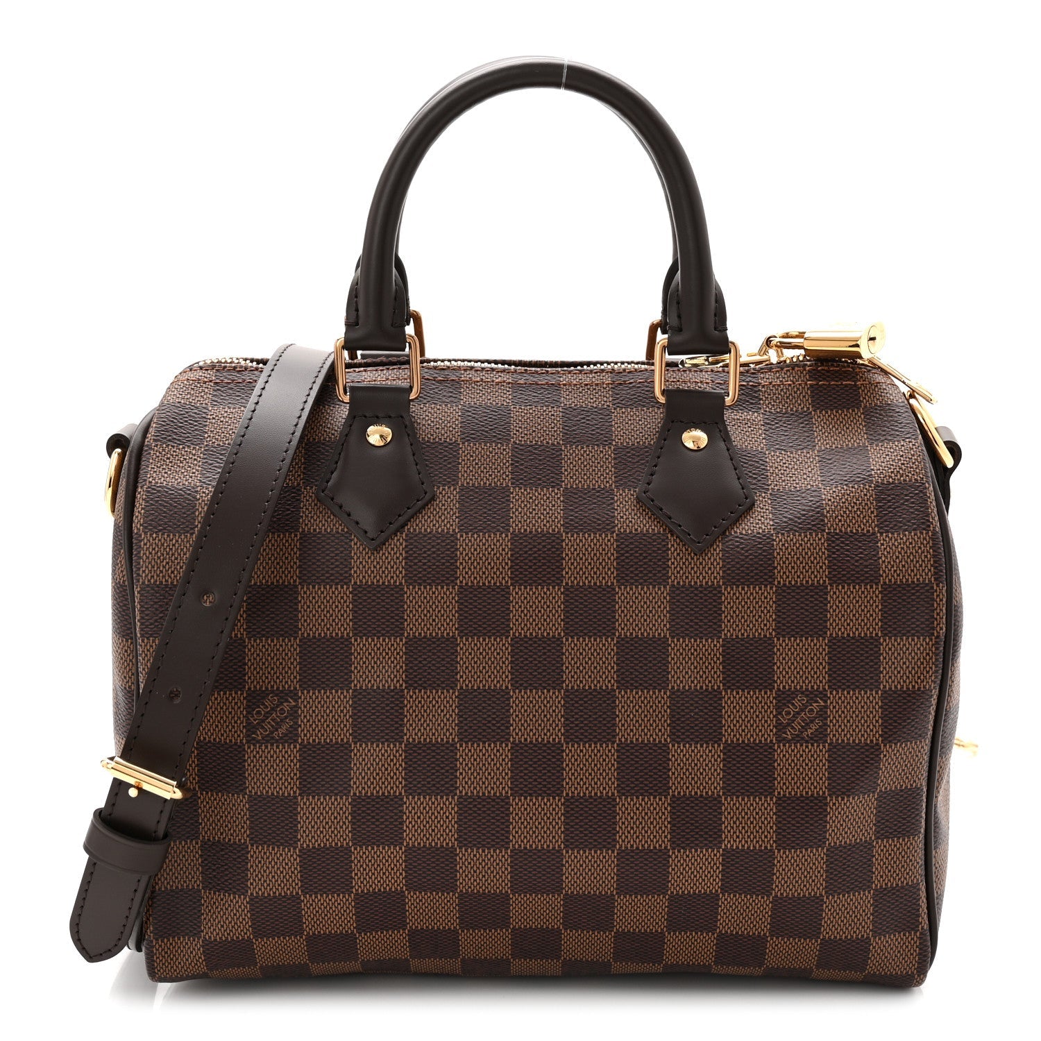 Damier Ebene Speedy Bandouliere 25