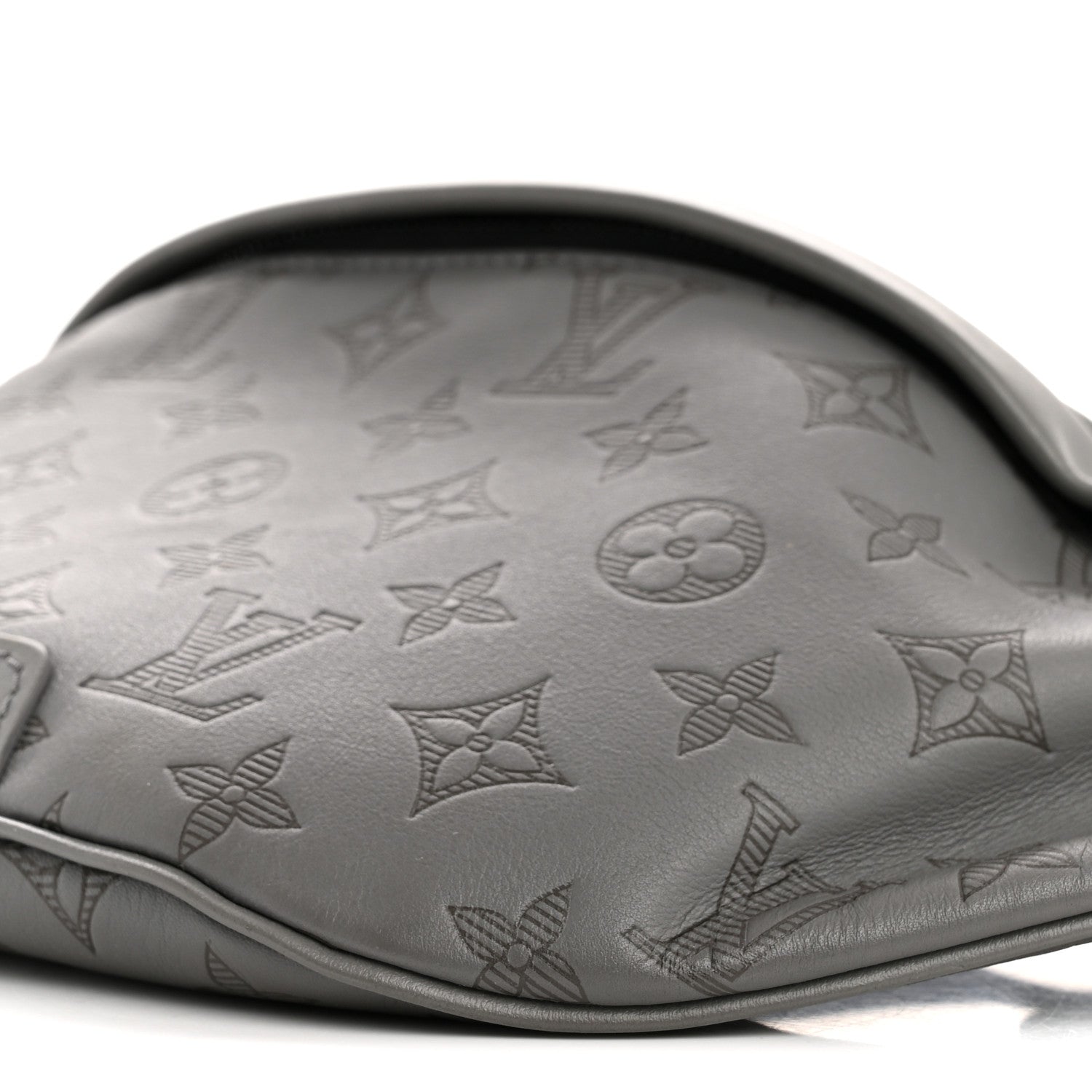 Calfskin Monogram Shadow Discovery Bumbag PM Gray