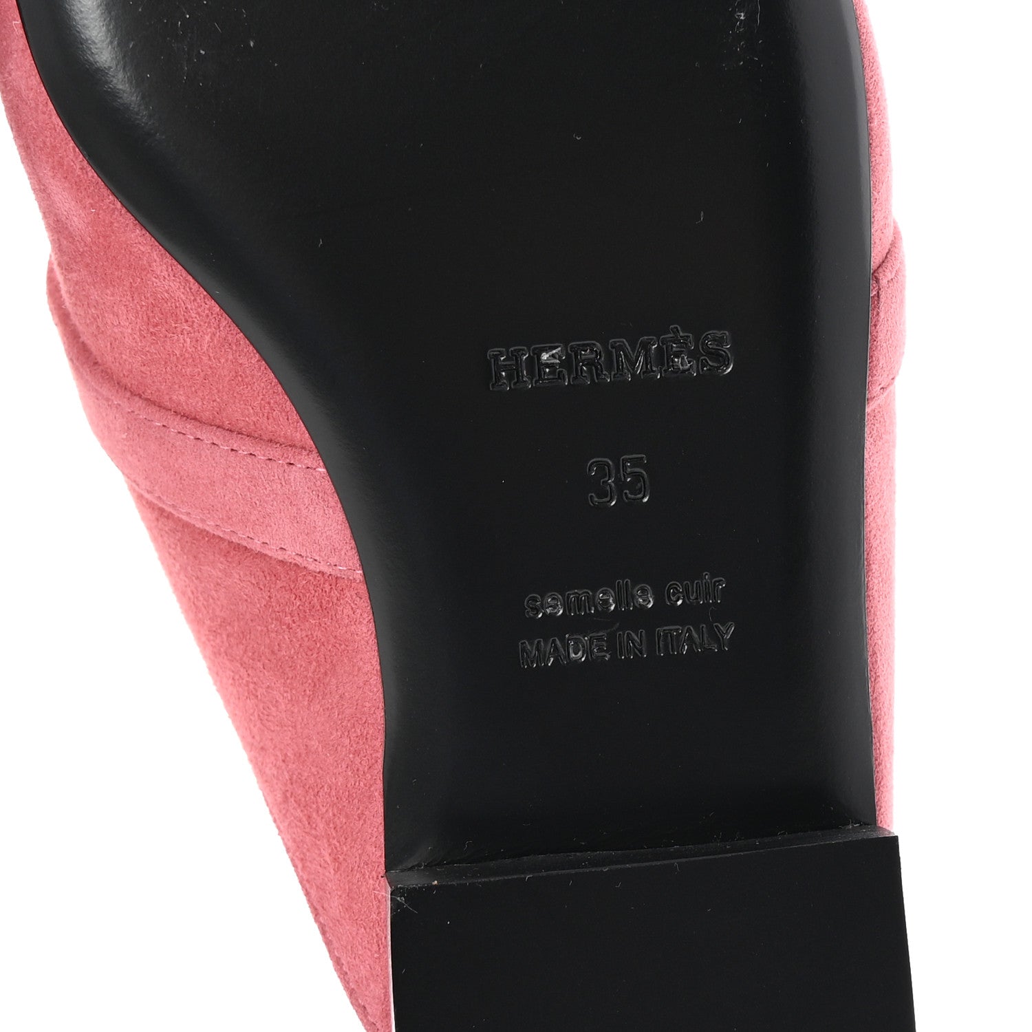 Suede Goatskin Oz Mules 35 Rose De Venise