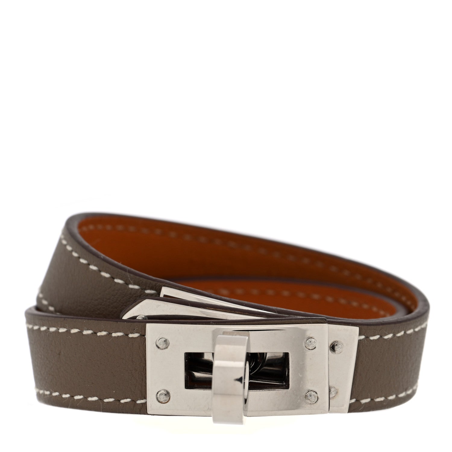 Swift Kelly Double Tour Bracelet T1 Etoupe