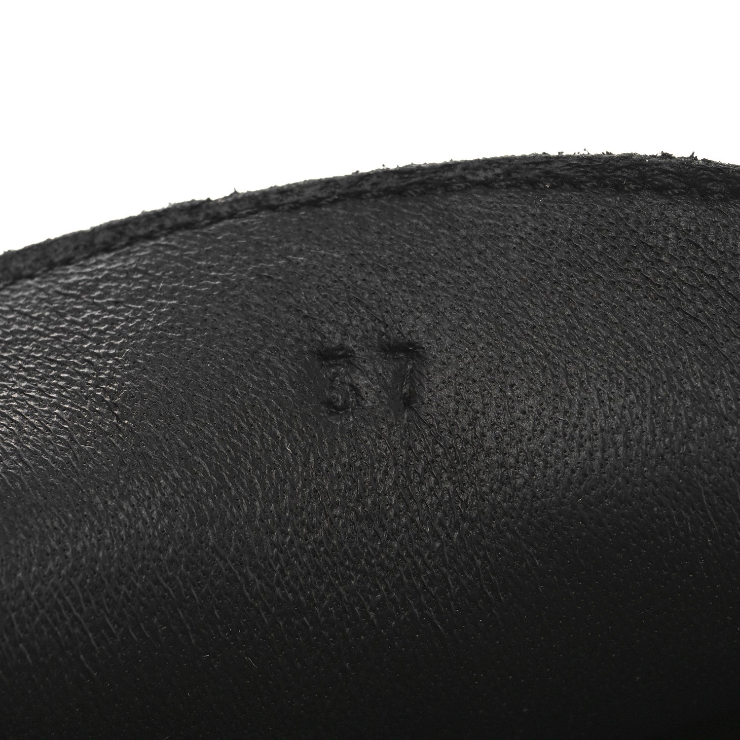 Suede Calfskin Lazy Loafers 37 Black