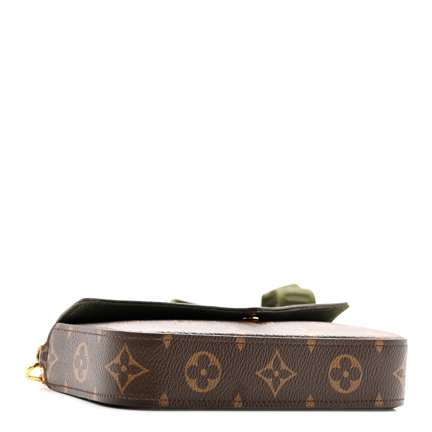 Monogram Felicie Strap & Go Kaki