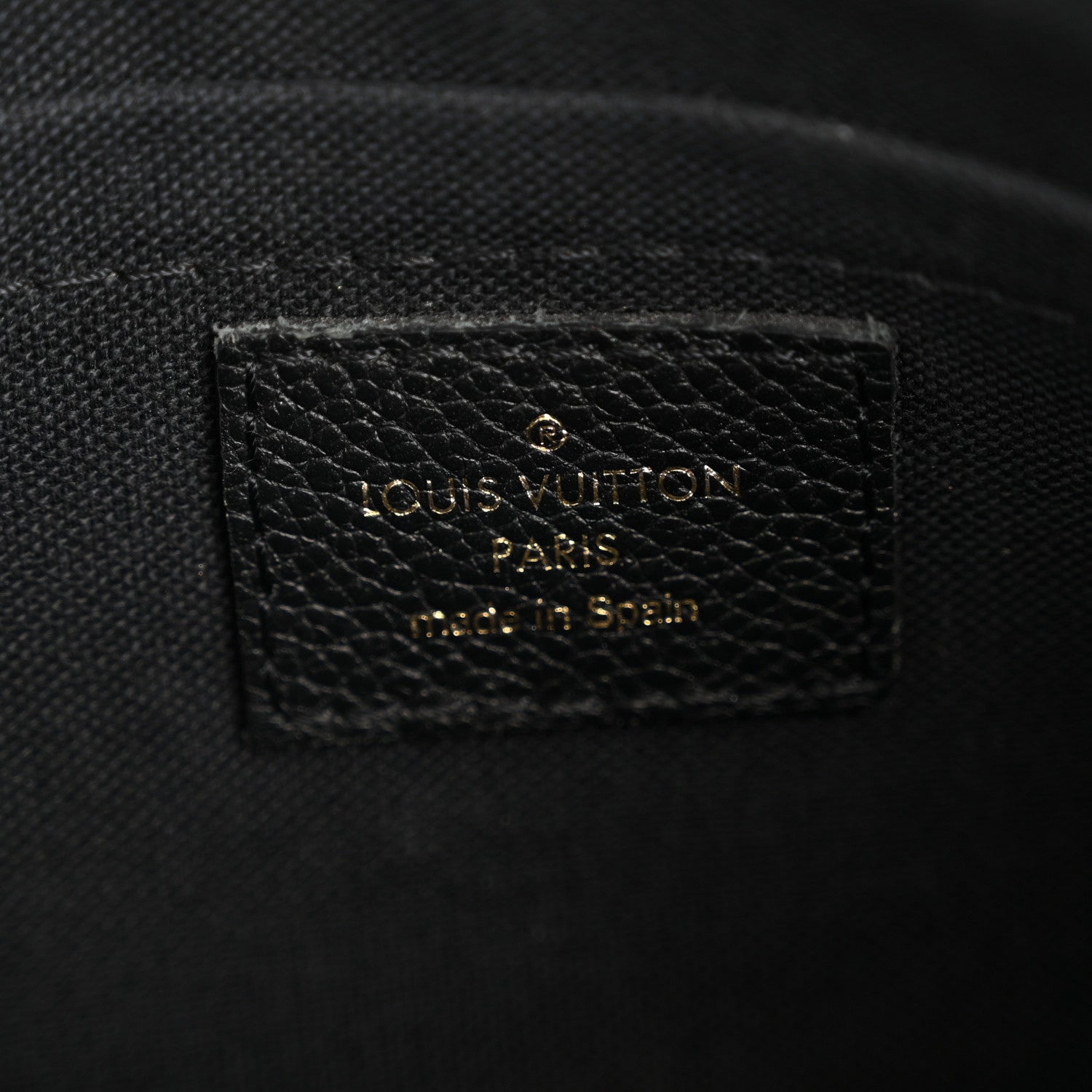 Monogram Pallas Clutch Black