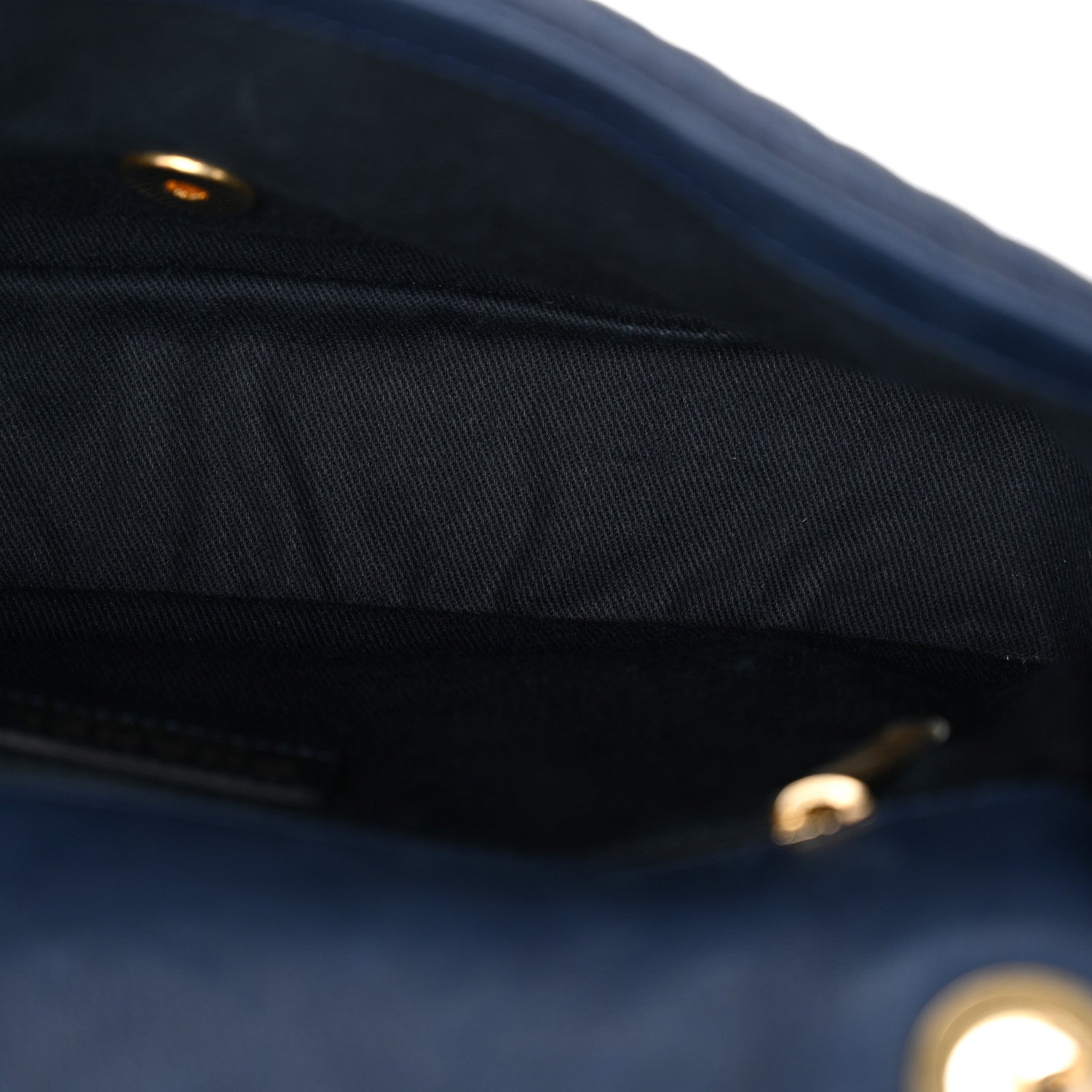 Calfskin Surpique Chevron Medium Flap Navy