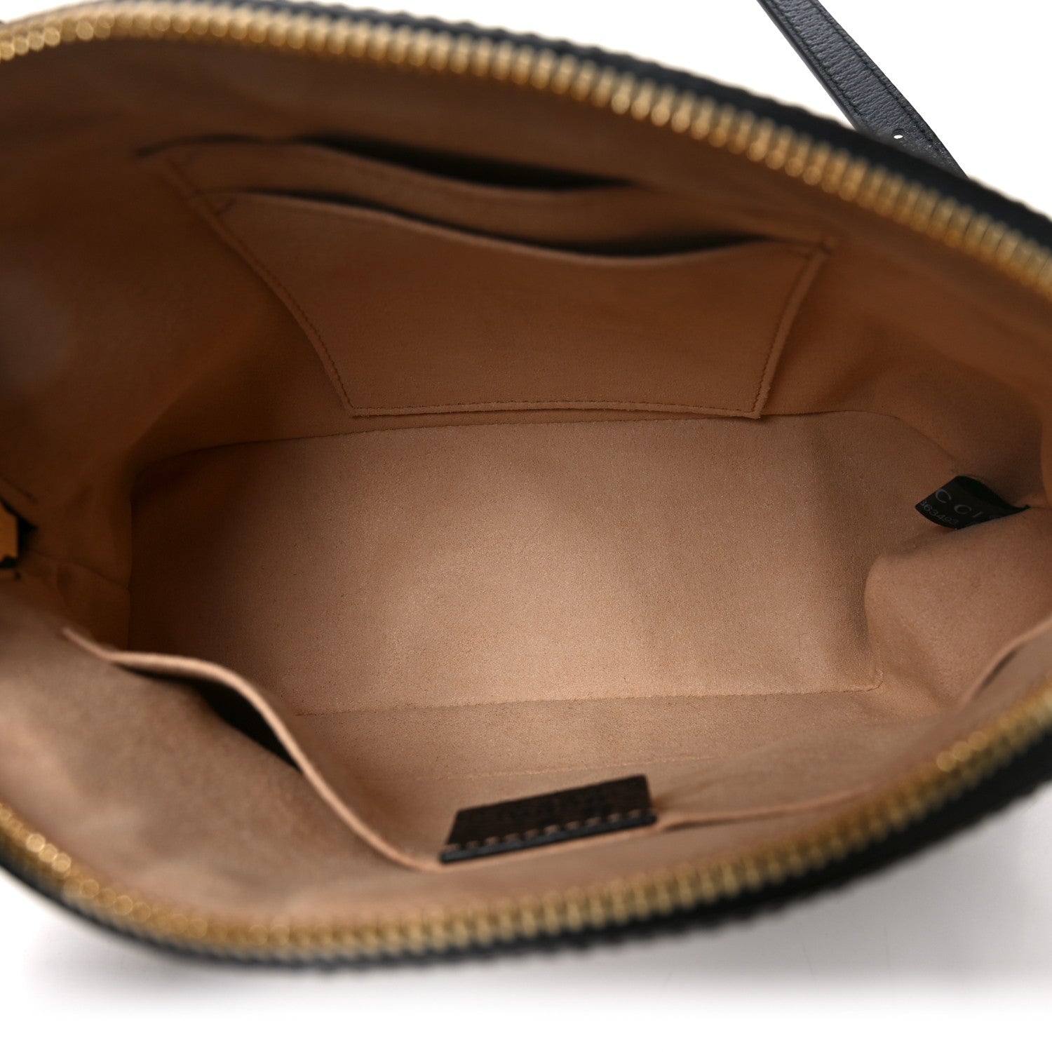 Calfskin GG Web Small Ophidia Dome Shoulder Bag Black