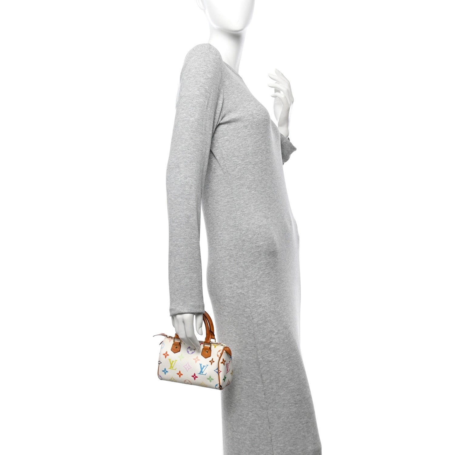 Monogram Multicolor Mini Sac HL Speedy White