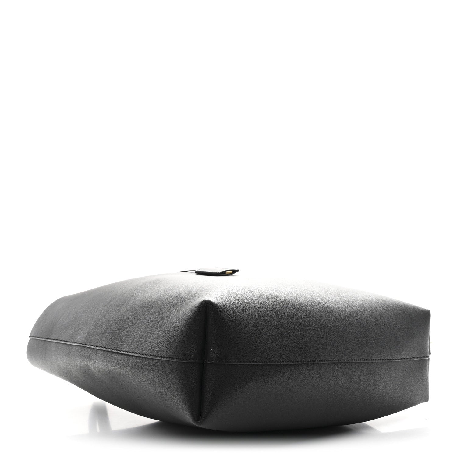 Calfskin Medium Shopping Tote Black