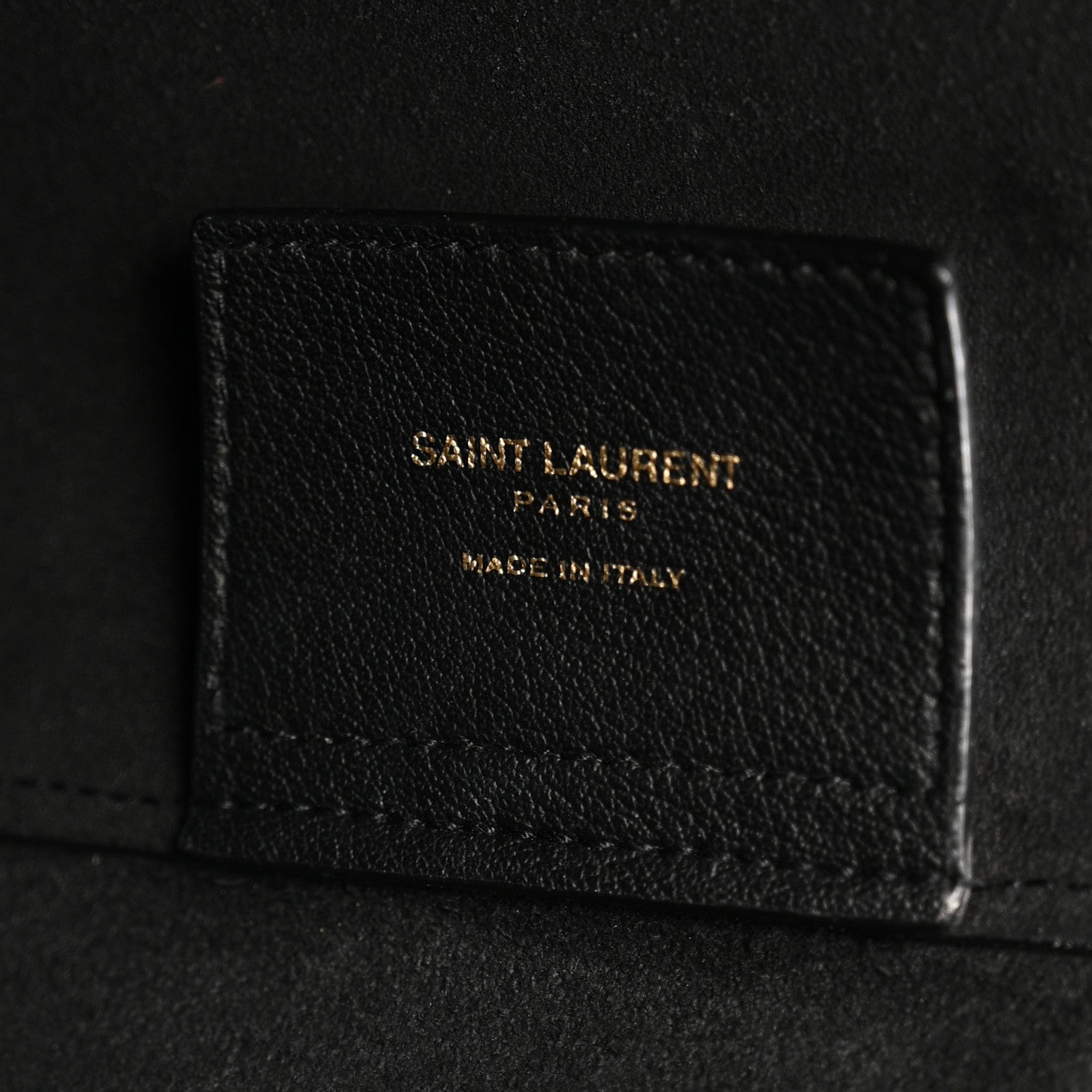 Calfskin Large Shopping Tote Black