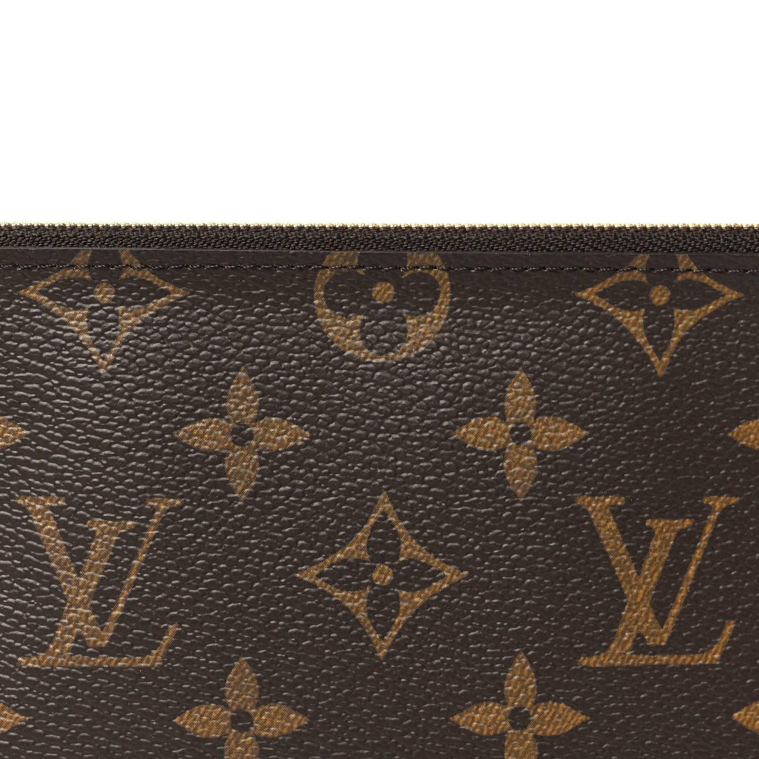 Monogram Felicie Chain Wallet Zippered Insert Fuchsia