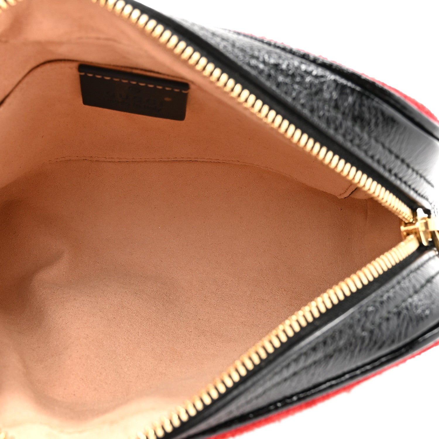 Suede Small Ophidia Belt Bag 85 34 Hibiscus Red