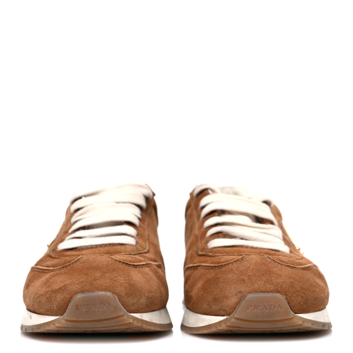 Suede Logo Womens Low Top Sneakers 36.5 Cocoa Brown