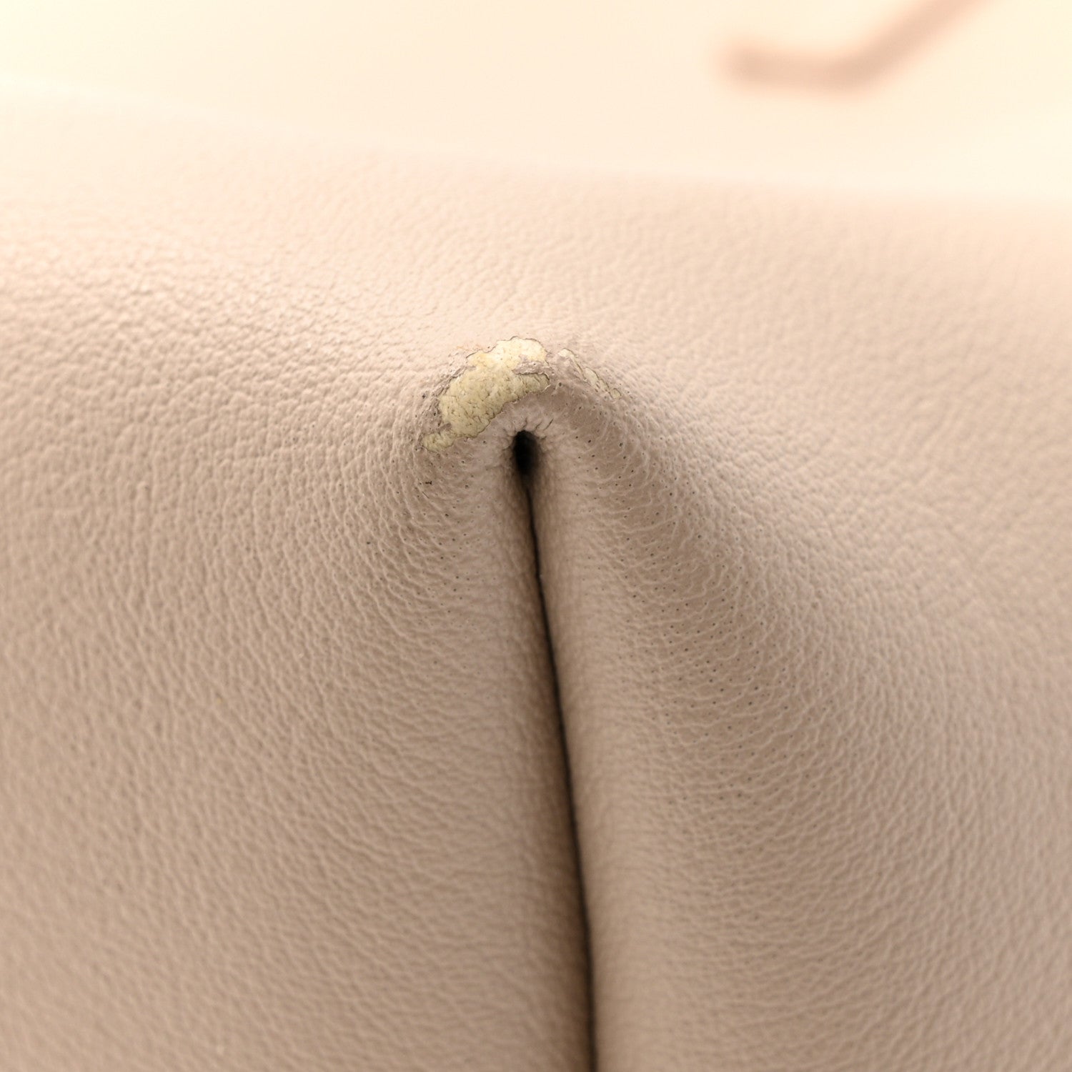 Calfskin Large Shopping Tote Dark Beige