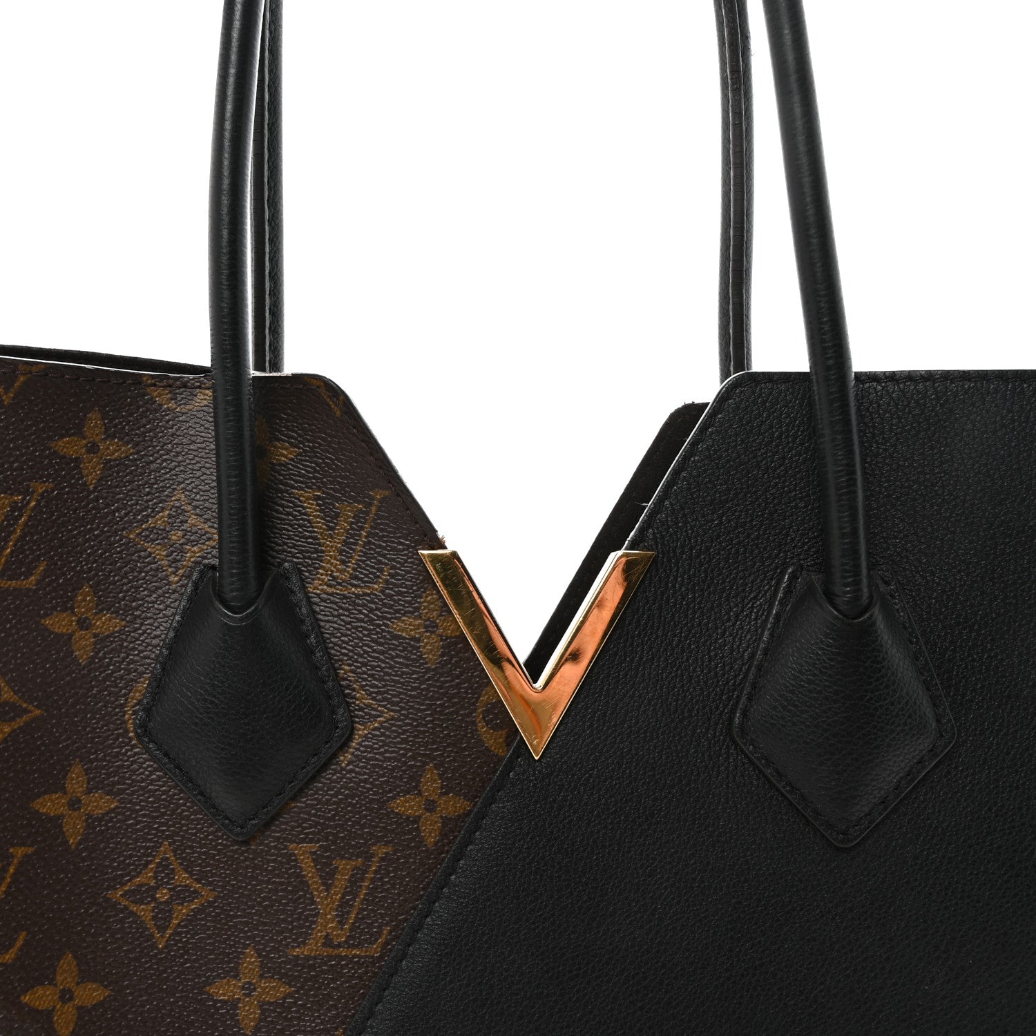 Calfskin Monogram Kimono Tote Black