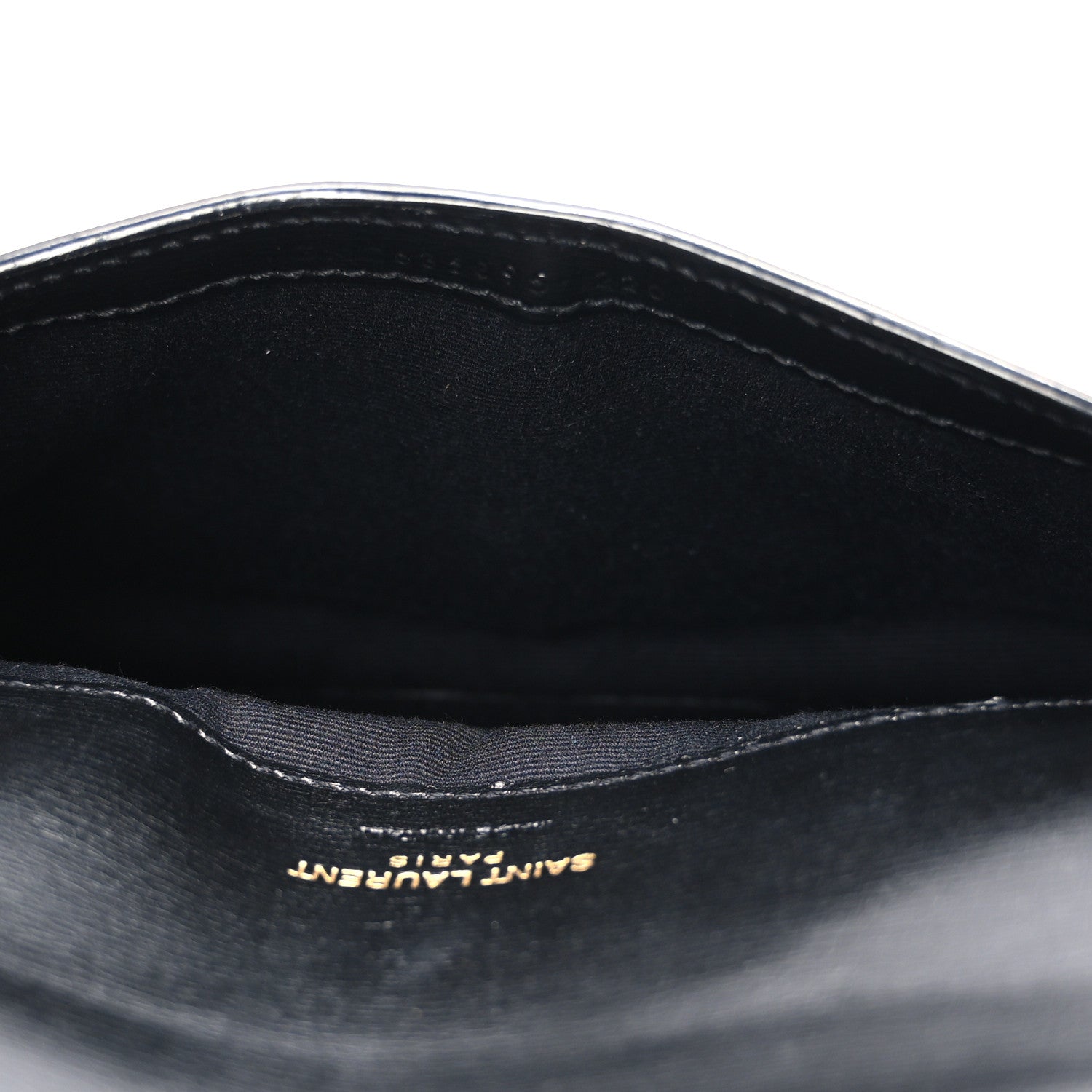 Smooth Calfskin Monogram Phone Holder Crossbody Black