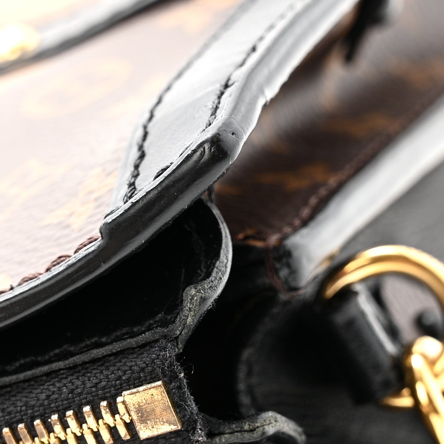 Reverse Monogram Trunk Clutch