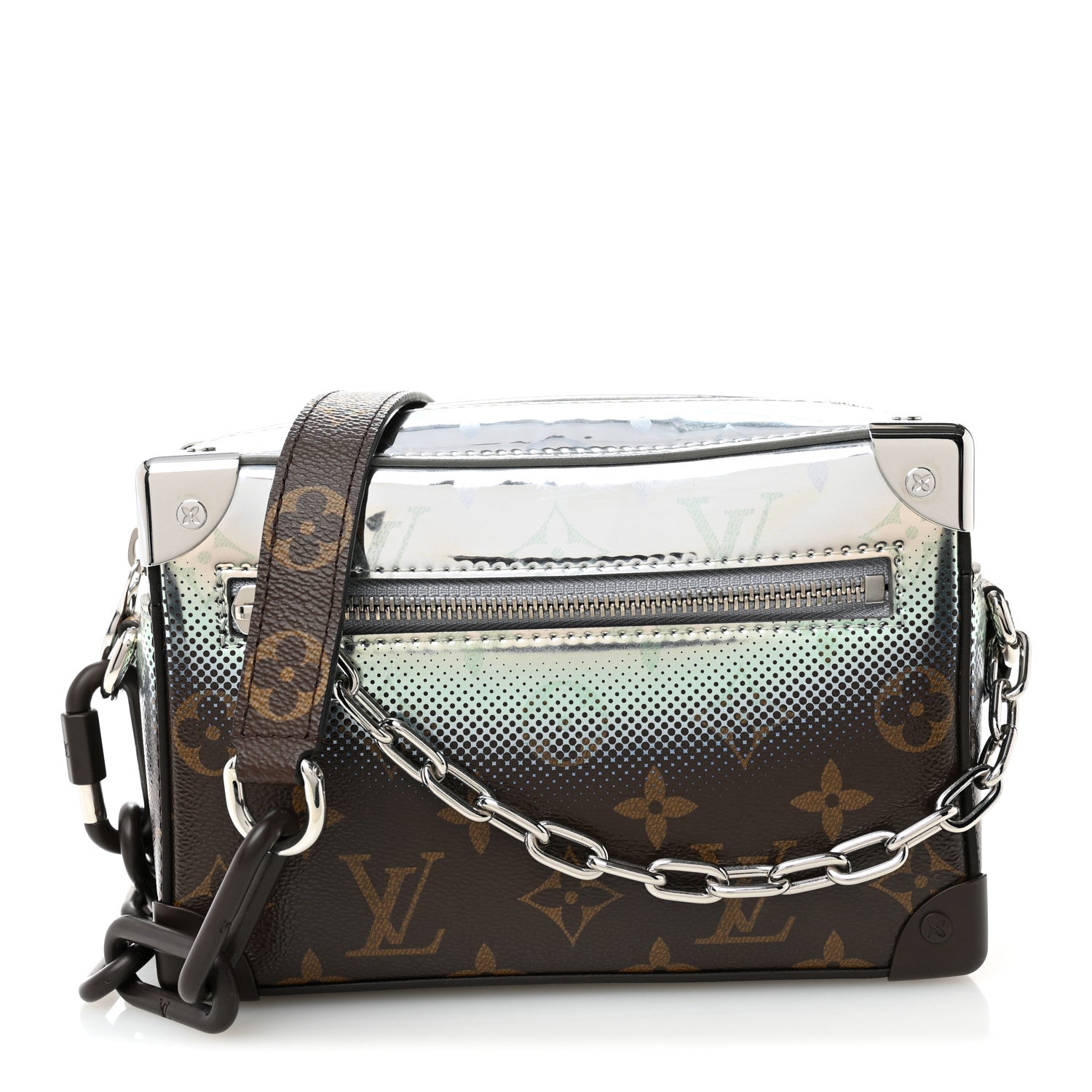 Metallic Nebula Monogram Mini Soft Trunk Multicolor