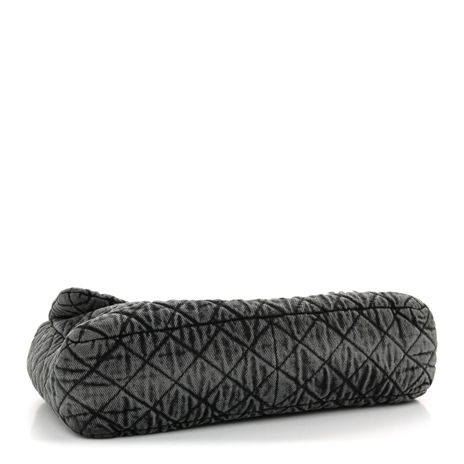 Denim Quilted Denimpression Flap Grey Black