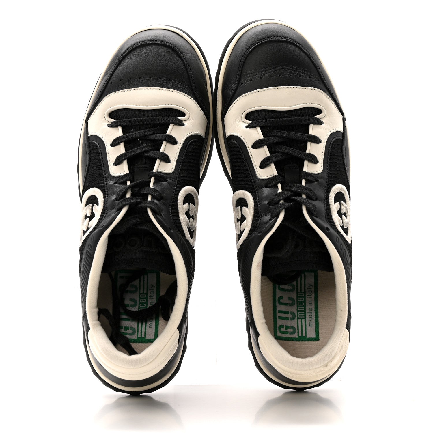 Dali Soft Calfskin Mens Mac80 Sneakers 10.5 Black White