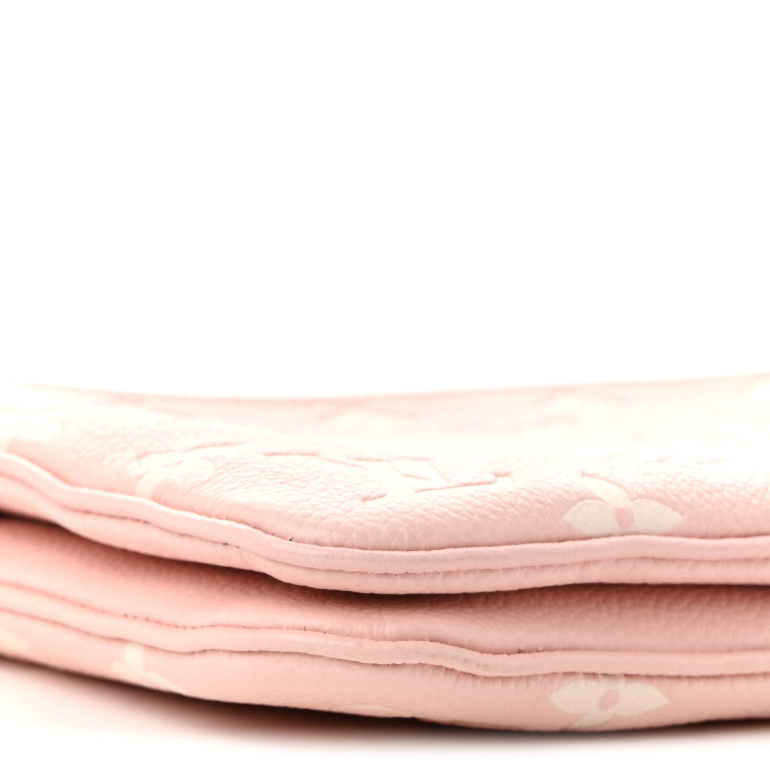 Empreinte Monogram Double Zip Pochette Rose
