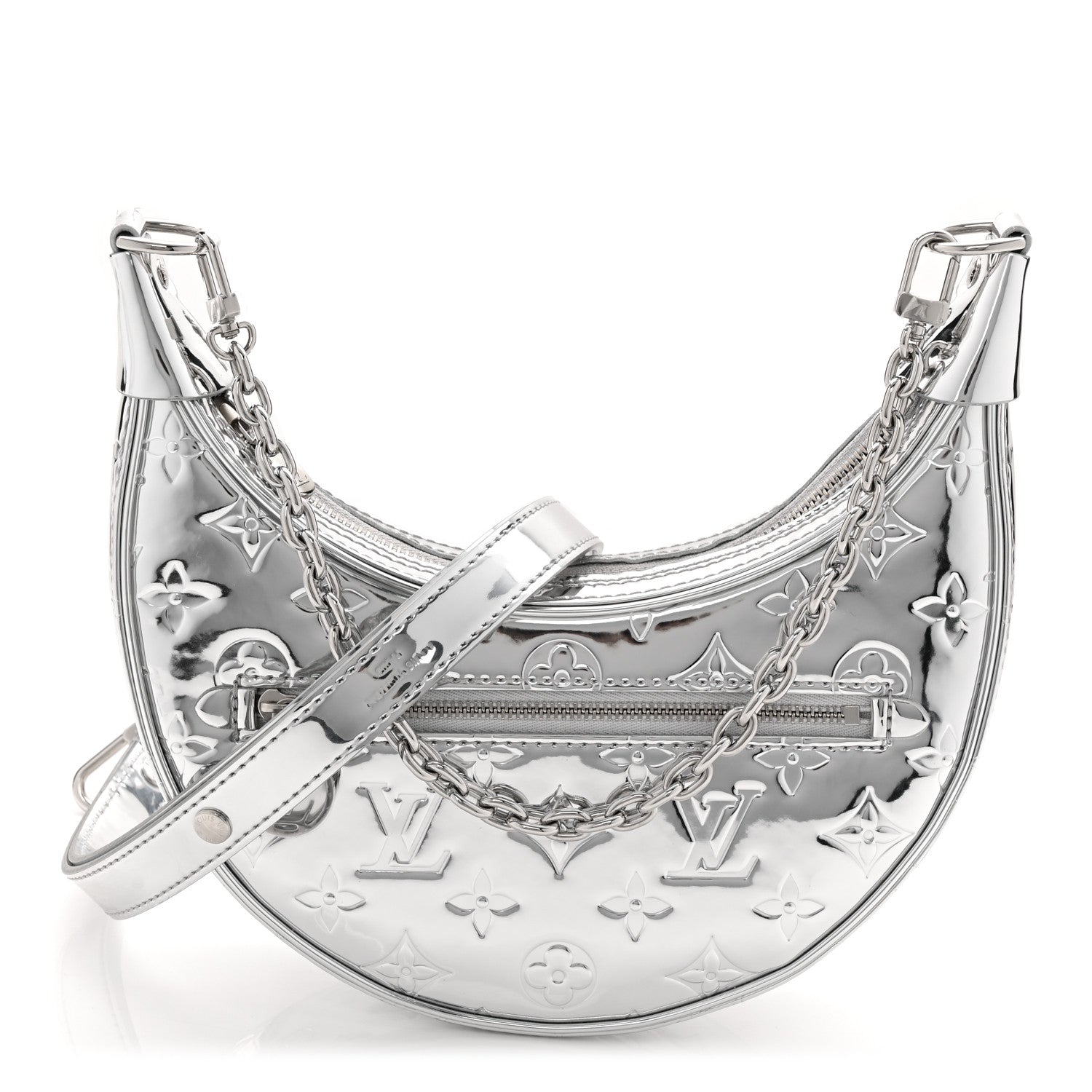 Monogram Miroir Loop PM Silver