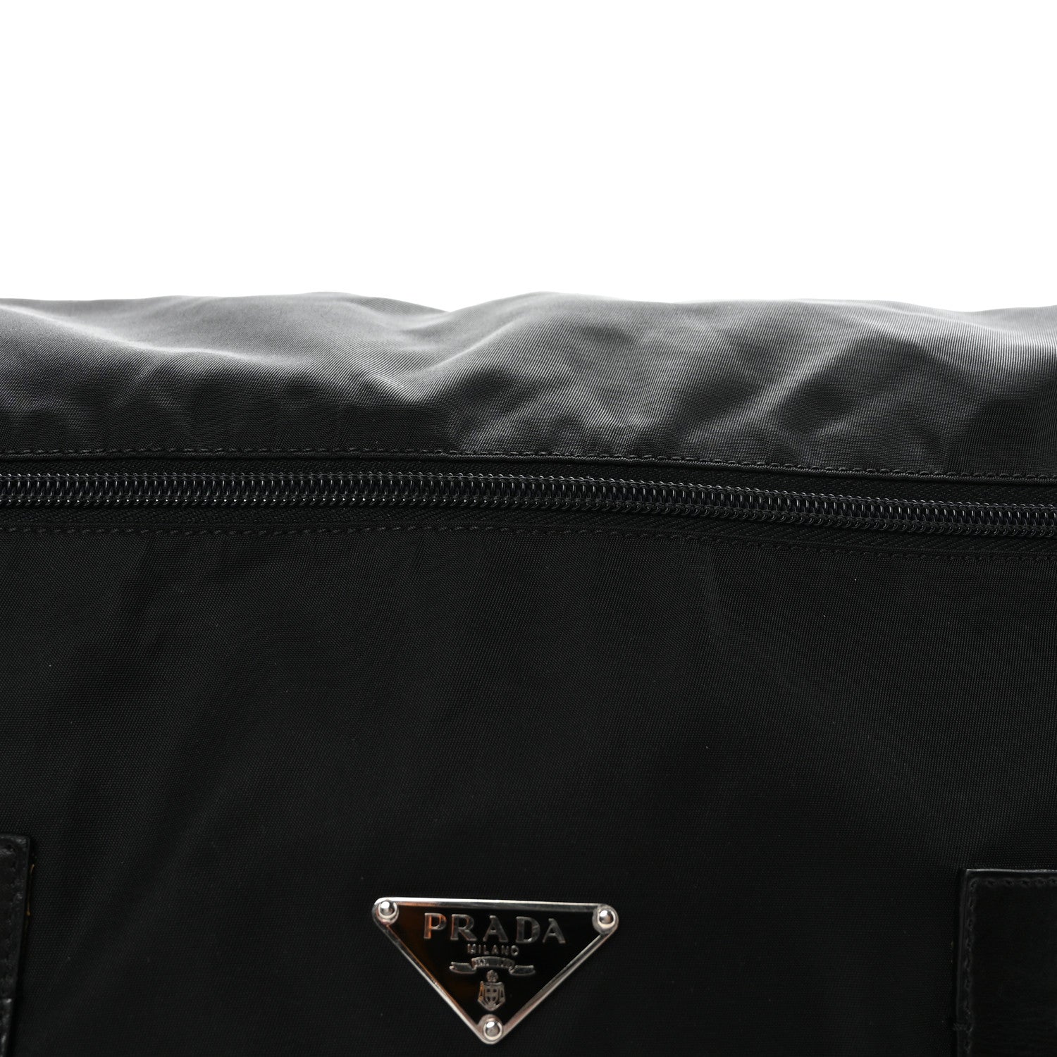 Nylon Vela Sport Messenger Bag Black