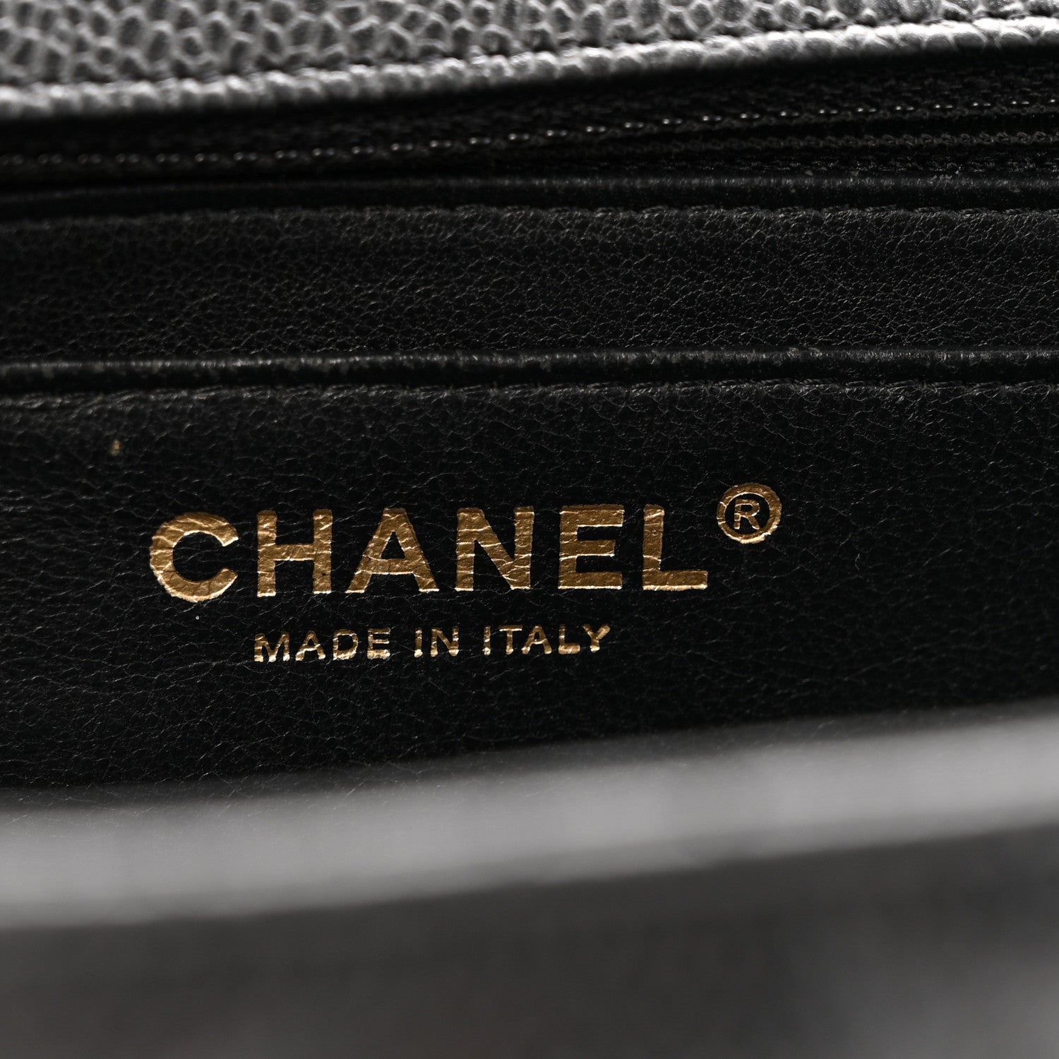 Caviar Quilted Jumbo Single Flap Black