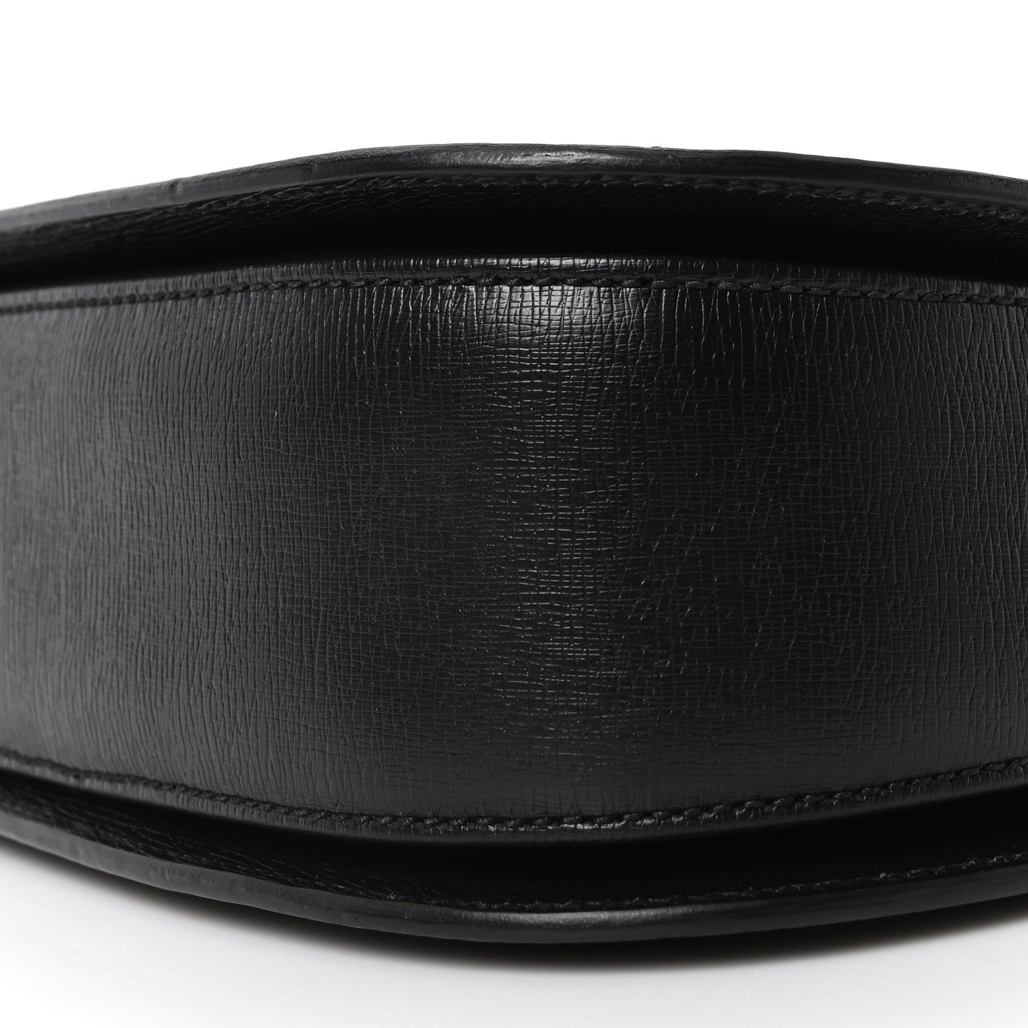 Shangai Calfskin Small Classic Bamboo Top Handle Bag Black