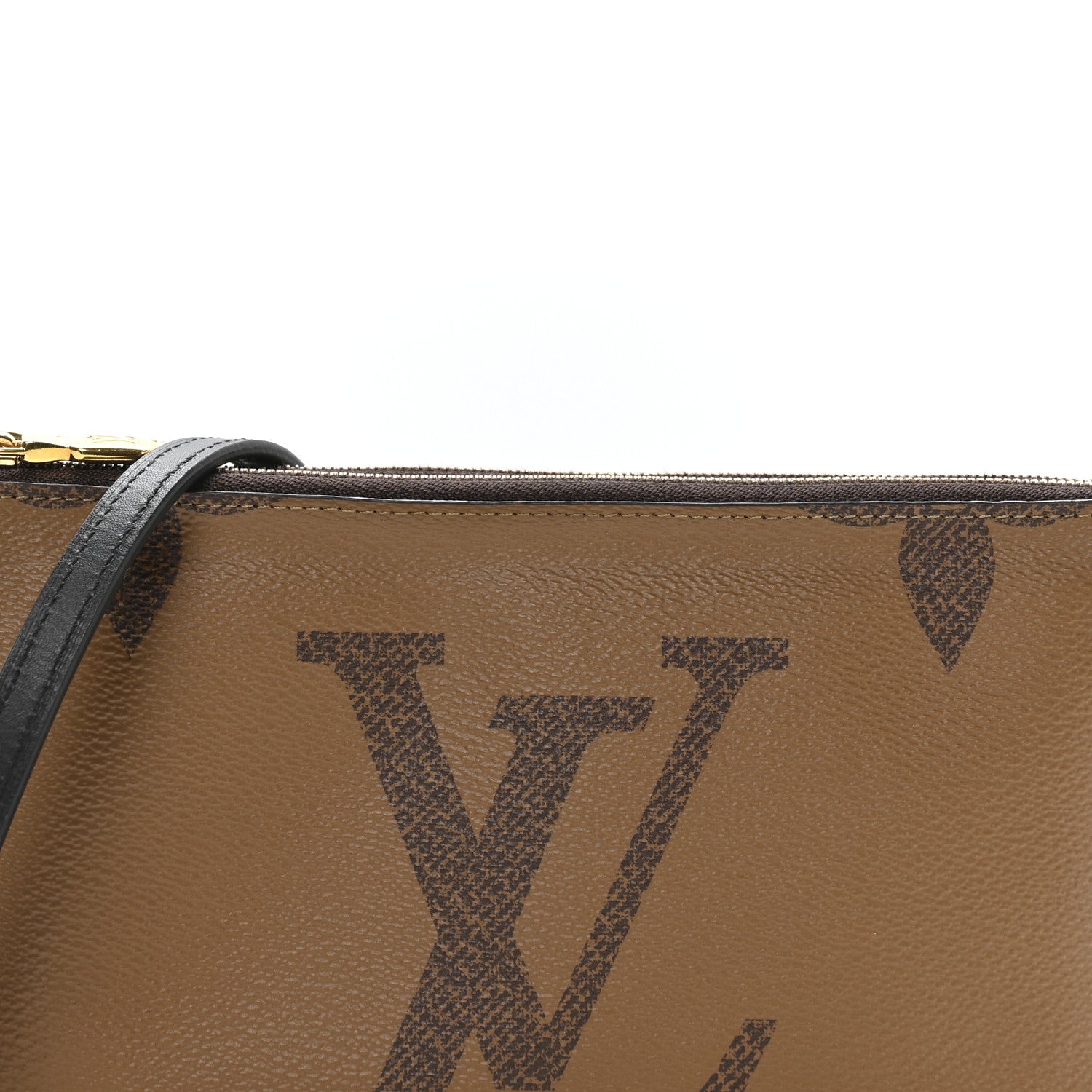 Reverse Monogram Giant Double Zip Pochette