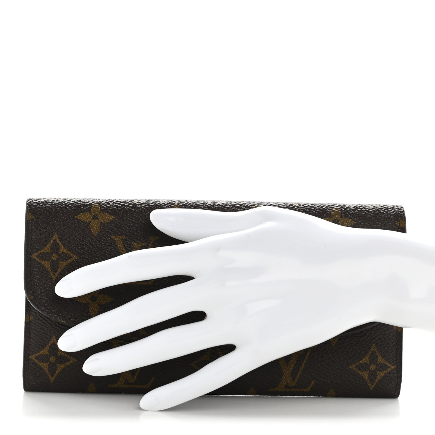 Monogram Emilie Wallet Rose Ballerine