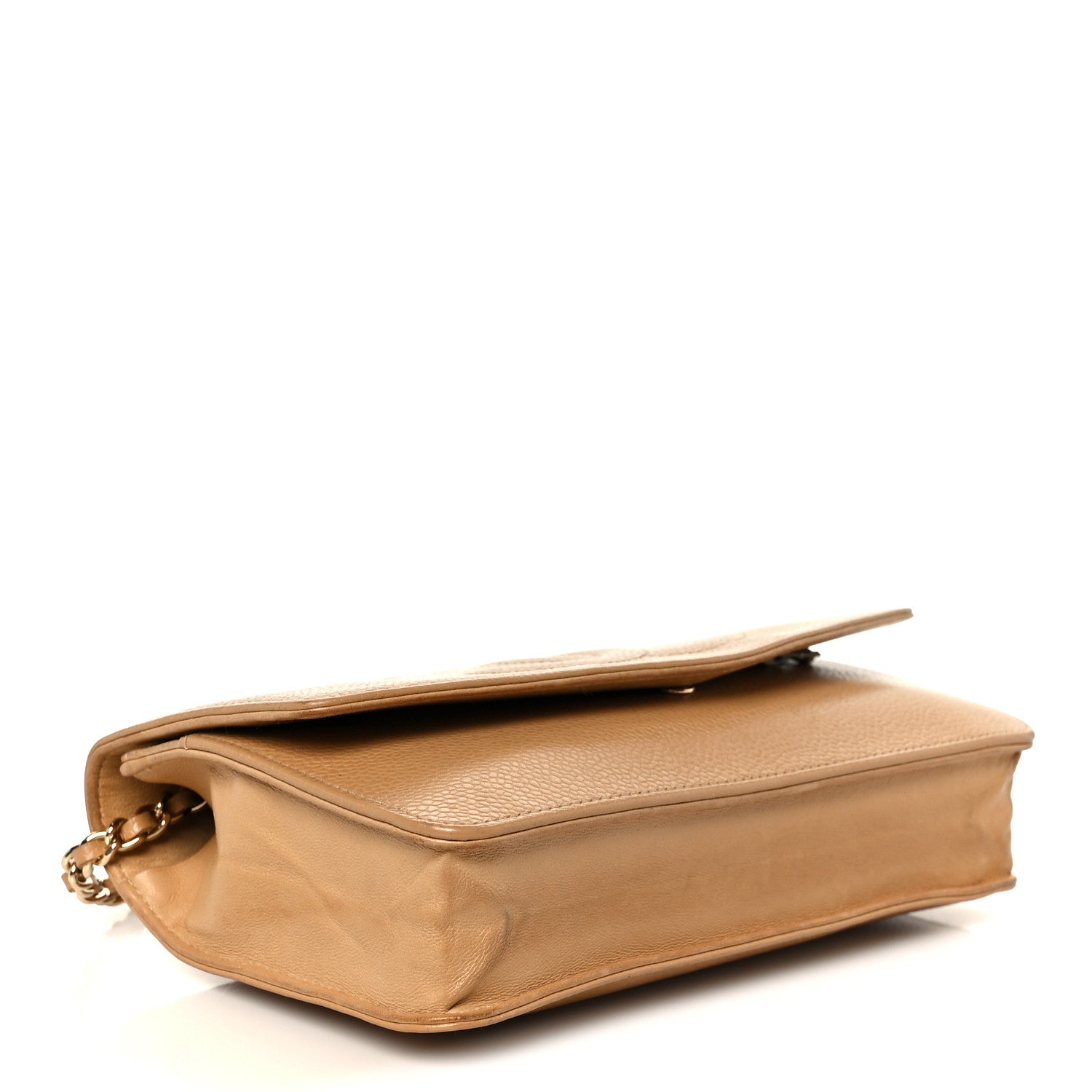 Caviar Timeless CC Wallet on Chain WOC Beige