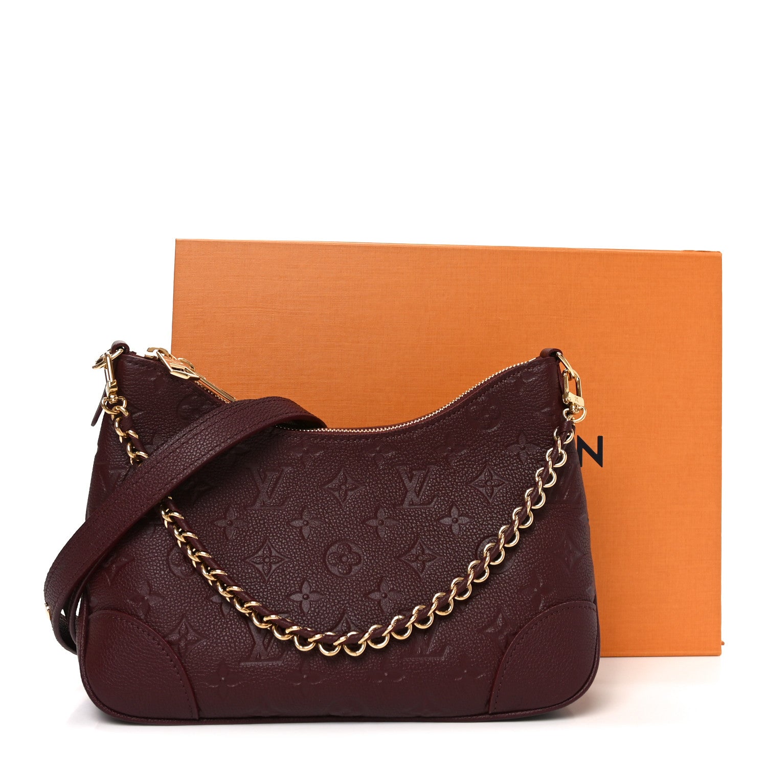 Empreinte Monogram Boulogne NM PM Grenat