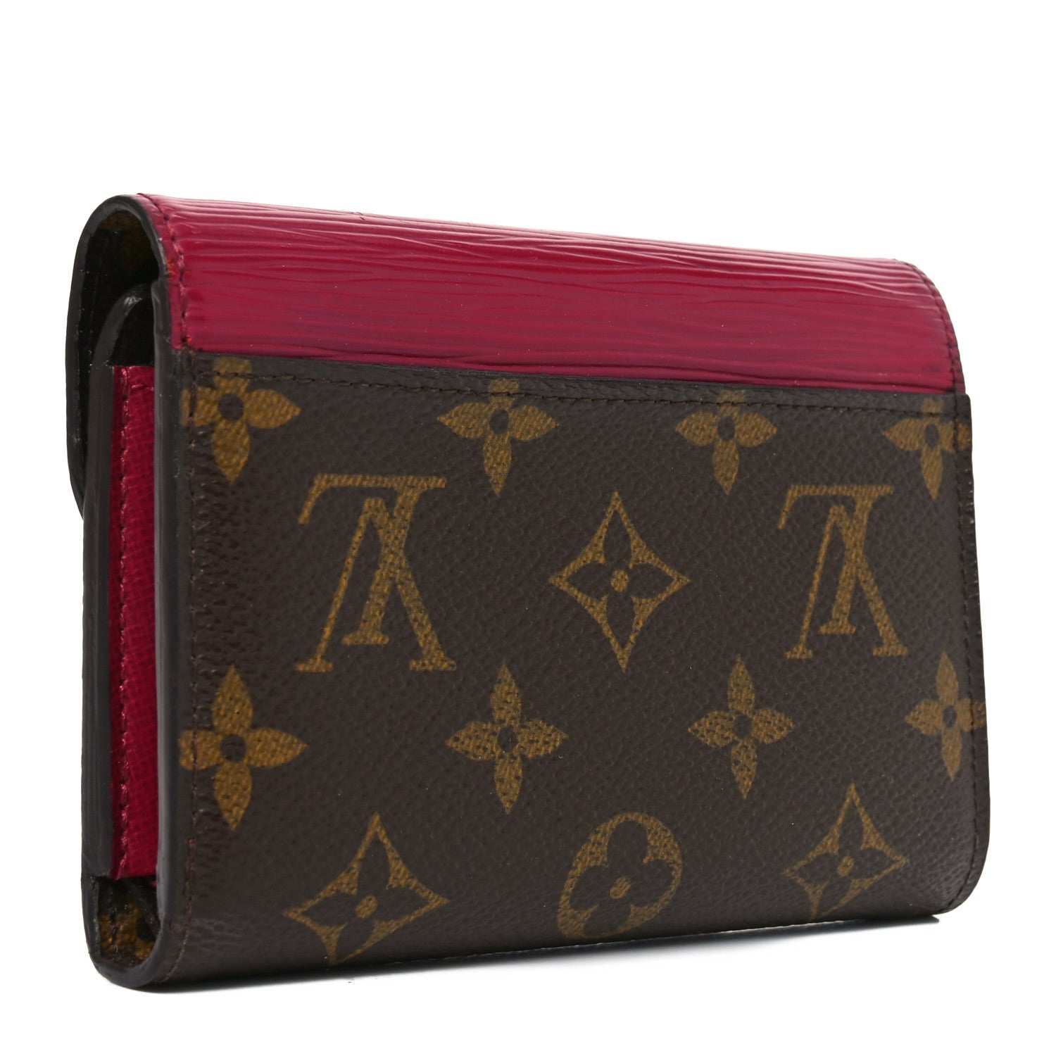 Epi Monogram Marie-Lou Compact Wallet Fuchsia