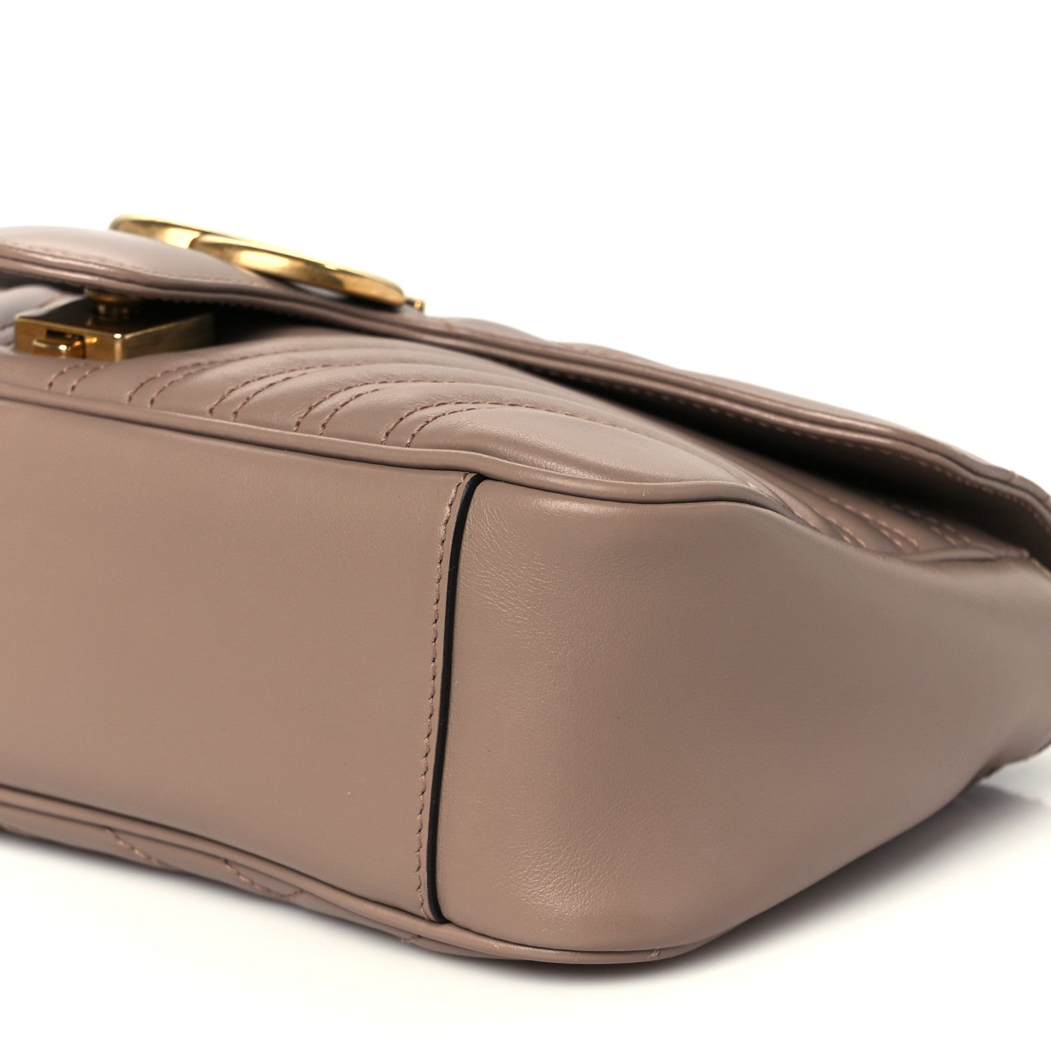 Calfskin Matelasse Small GG Marmont Shoulder Bag Porcelain Rose