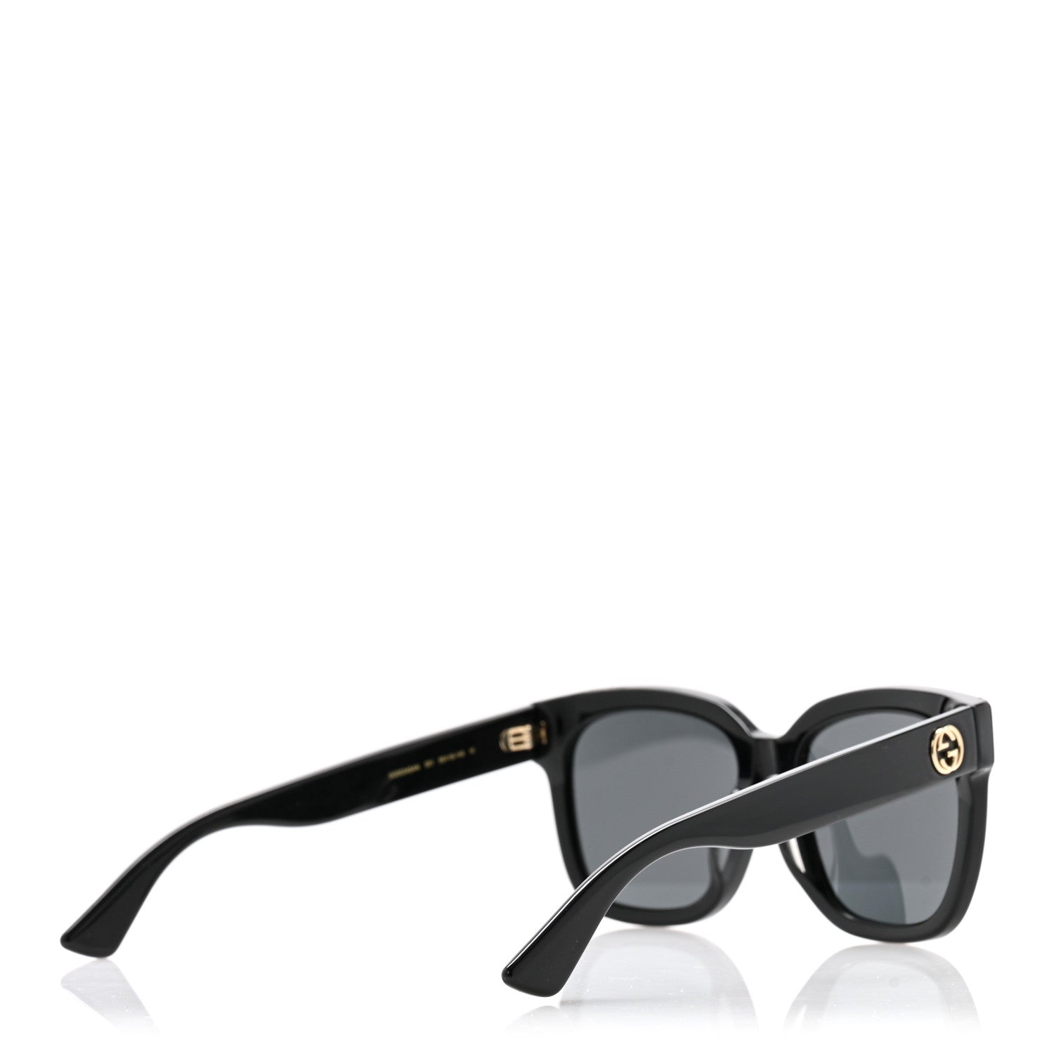 Acetate Square Frame Sunglasses GG0034SAN Black
