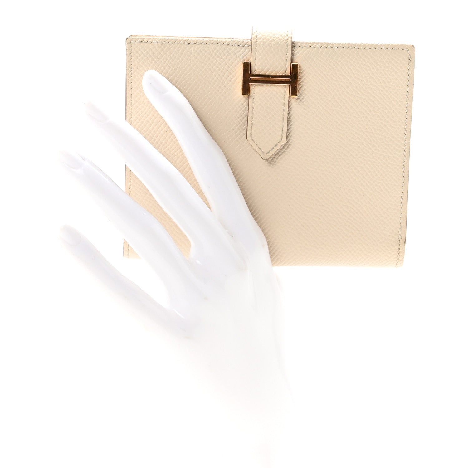 Epsom Bearn Compact Wallet Craie