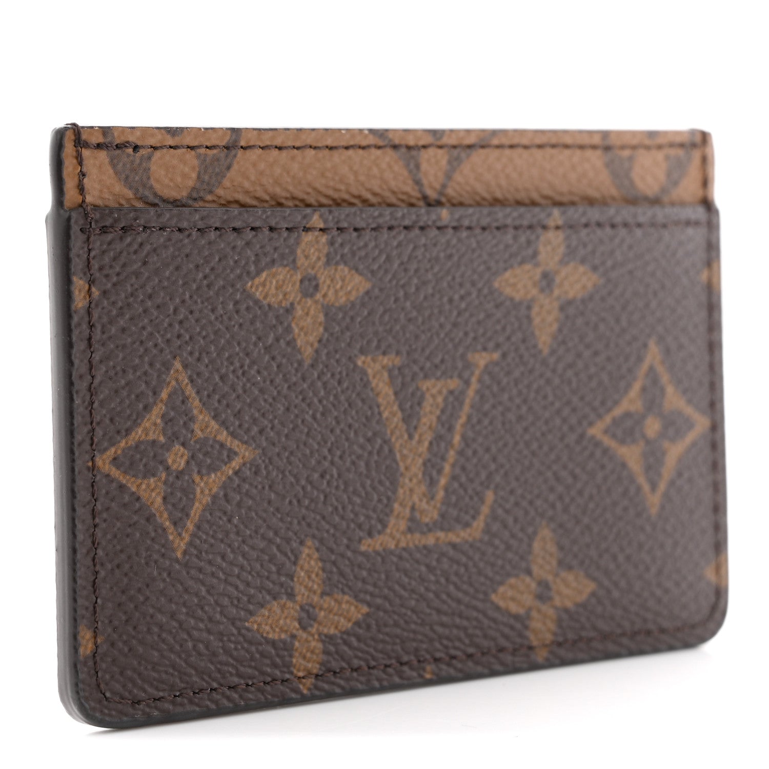 Reverse Monogram Card Holder