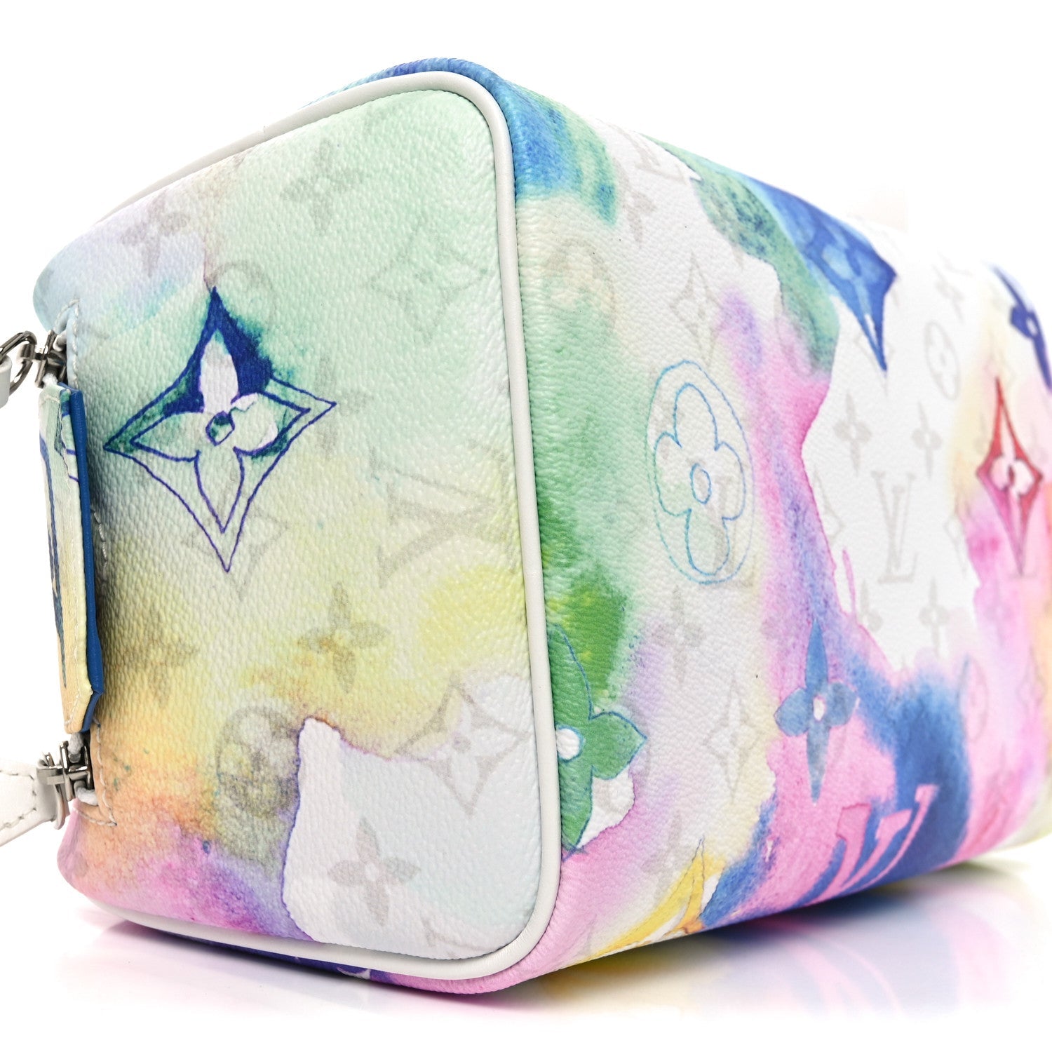 Monogram Watercolor Dopp Kit Toilet Pouch Multicolor