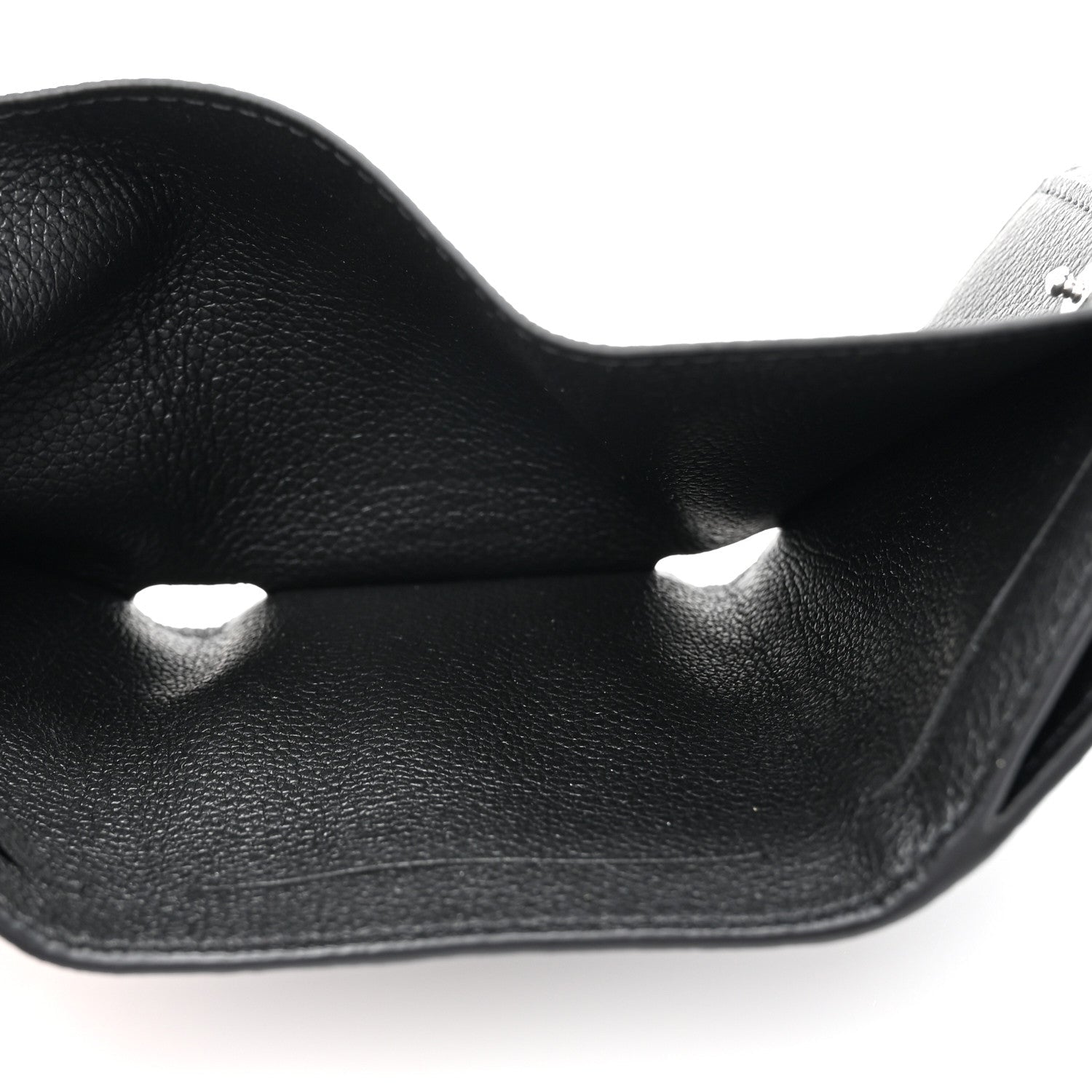 Soft Calfskin Lockmini Wallet Black
