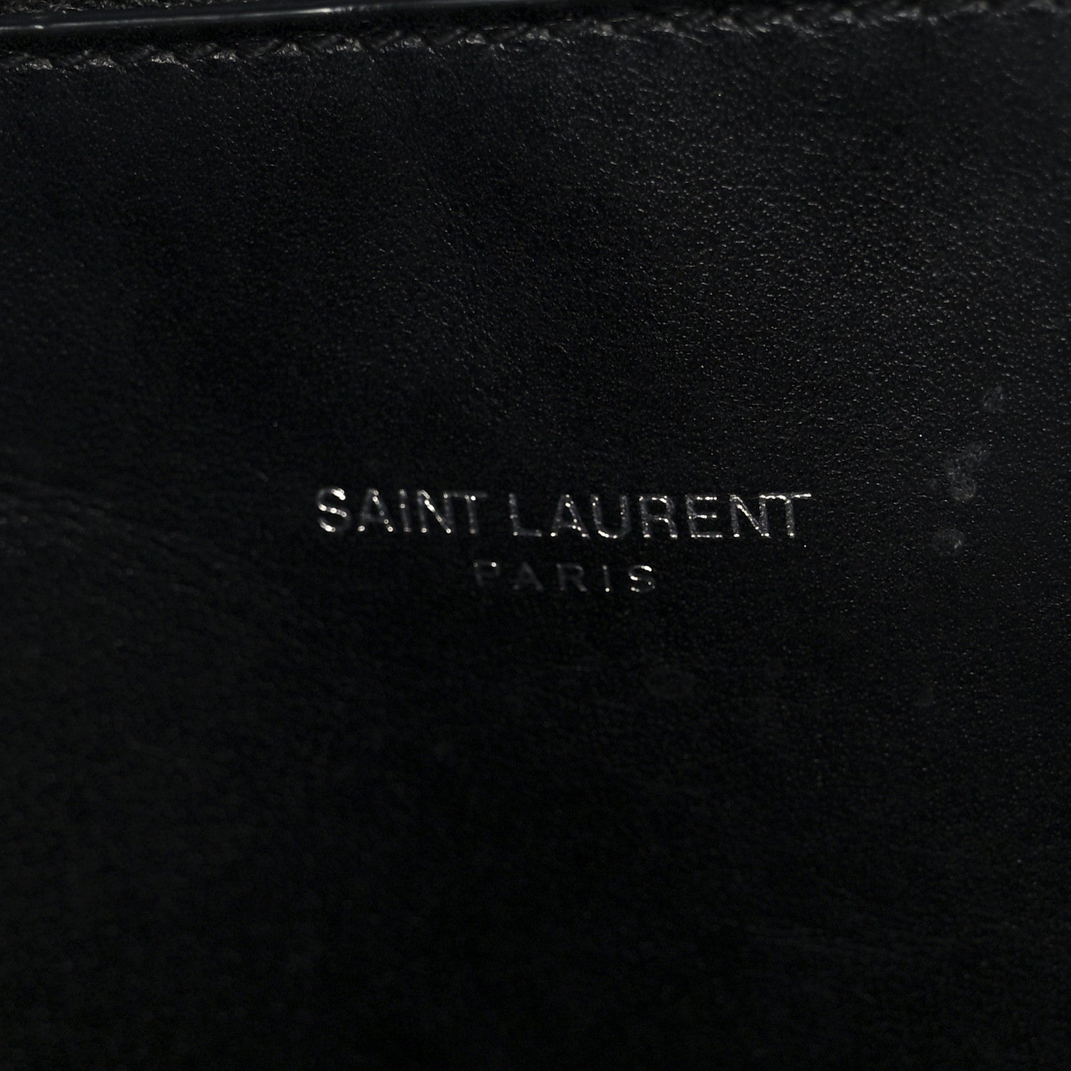 Grained Calfskin Baby Sac De Jour Black