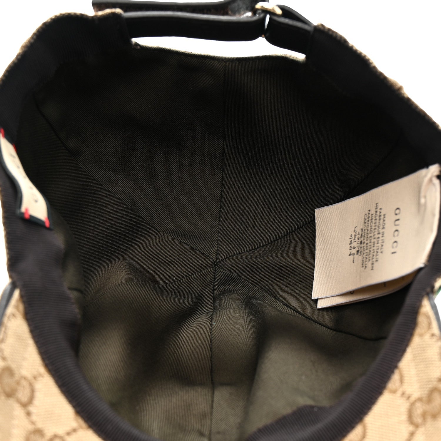 Monogram Web Baseball Hat L Beige Cocoa